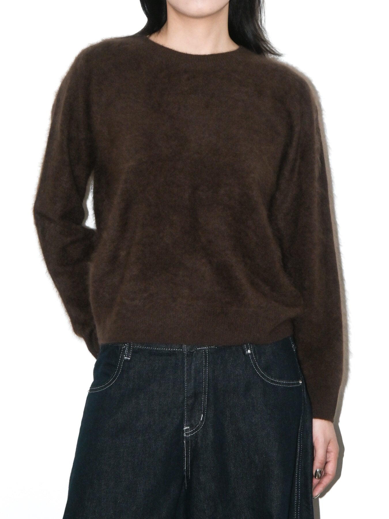 Brushed Cashmere Sweater