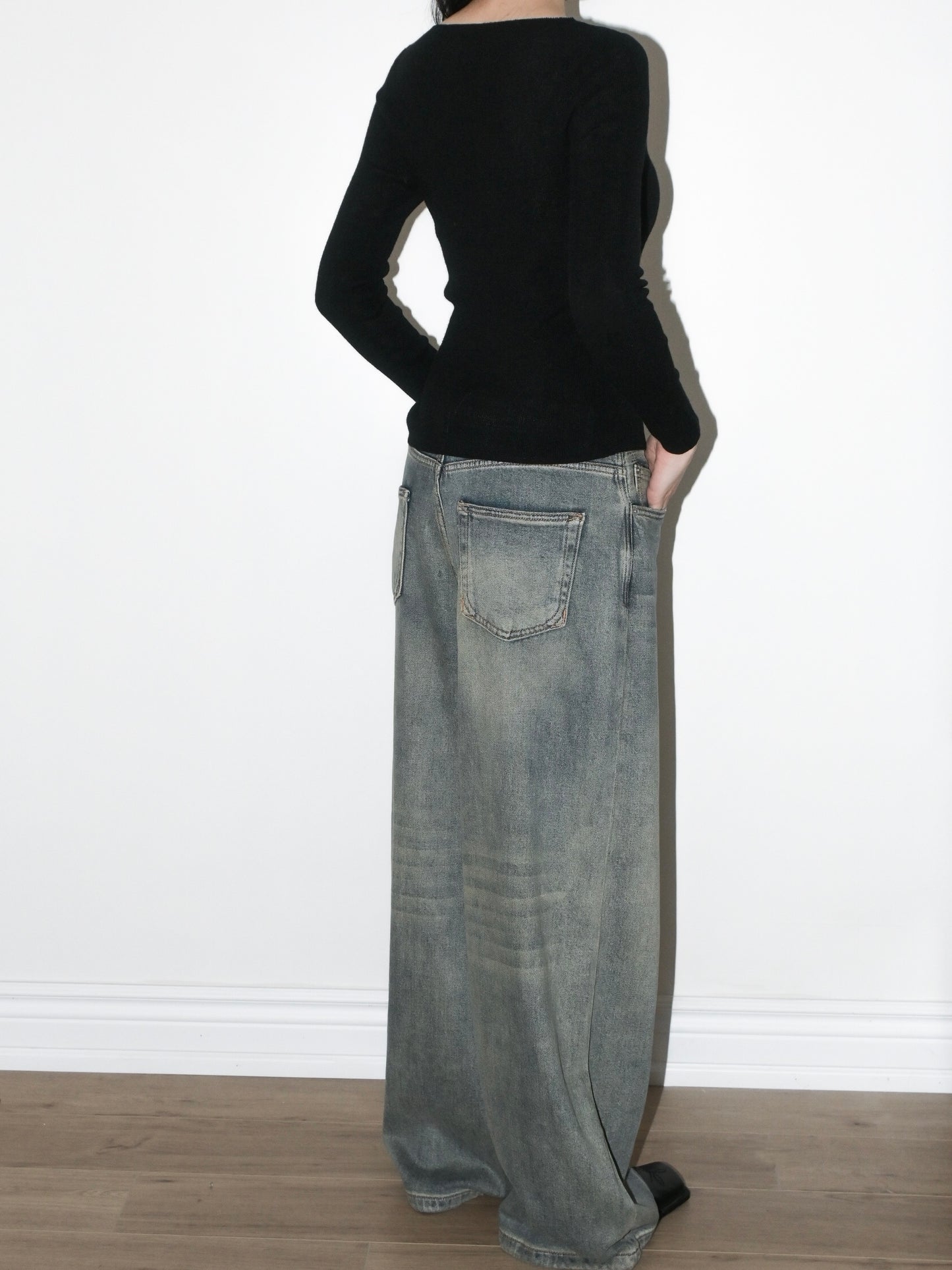 Boatneck Wool Sweater