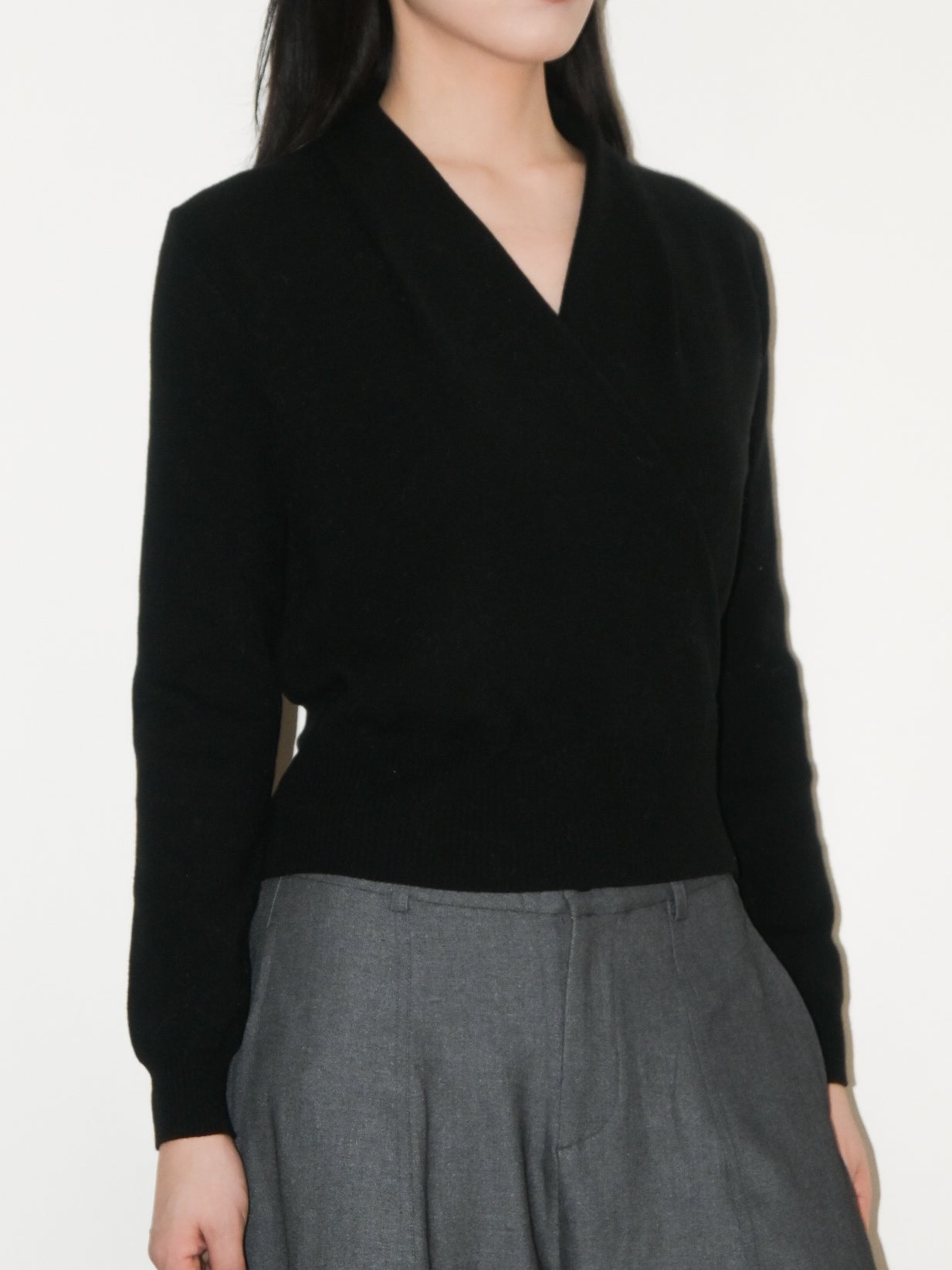 Wrap Wool Sweater