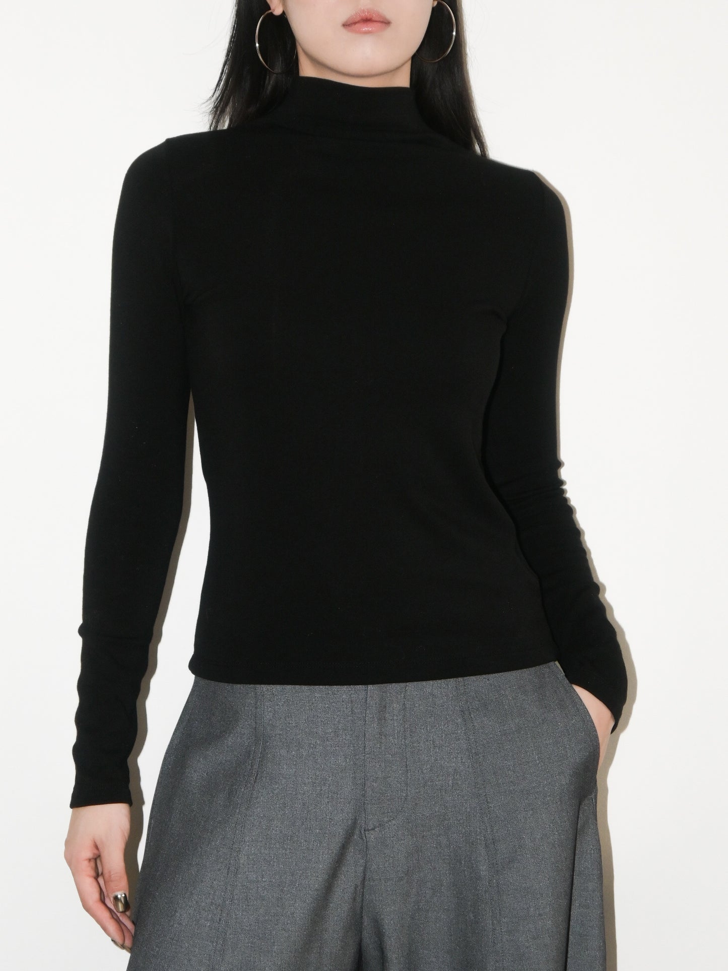 Fleece Mockneck Longsleeve