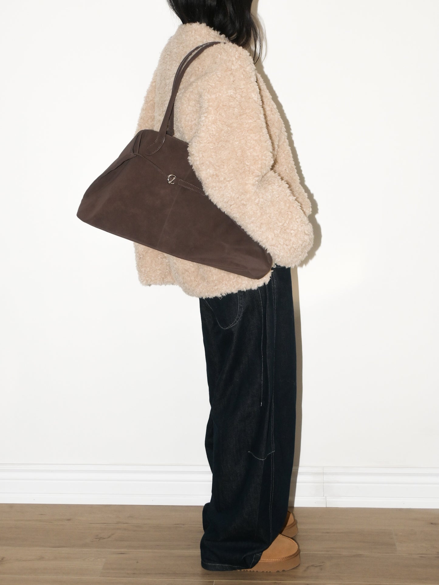 Vegan Suede Tote Bag