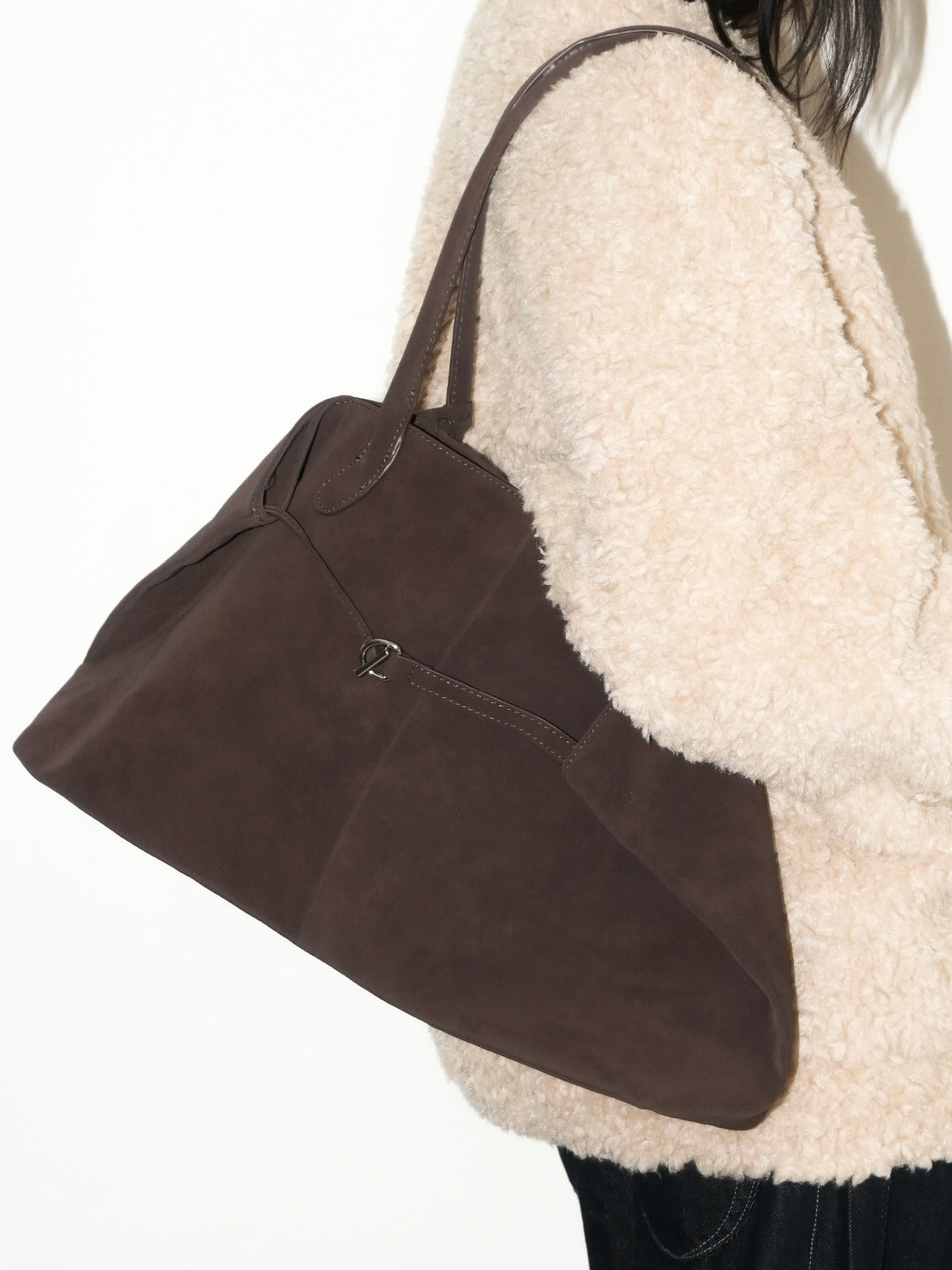 Vegan Suede Tote Bag