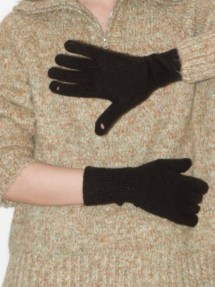 Ribbed Wool Gloves