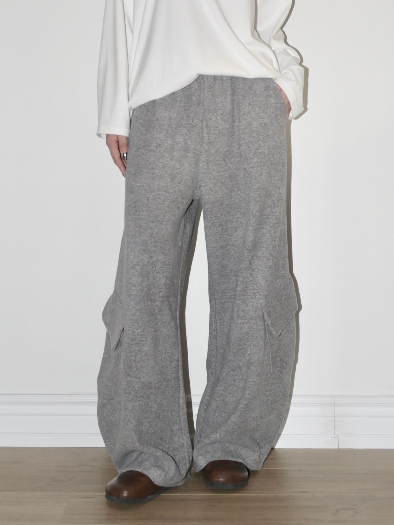Pile Fleece Cargo Pant