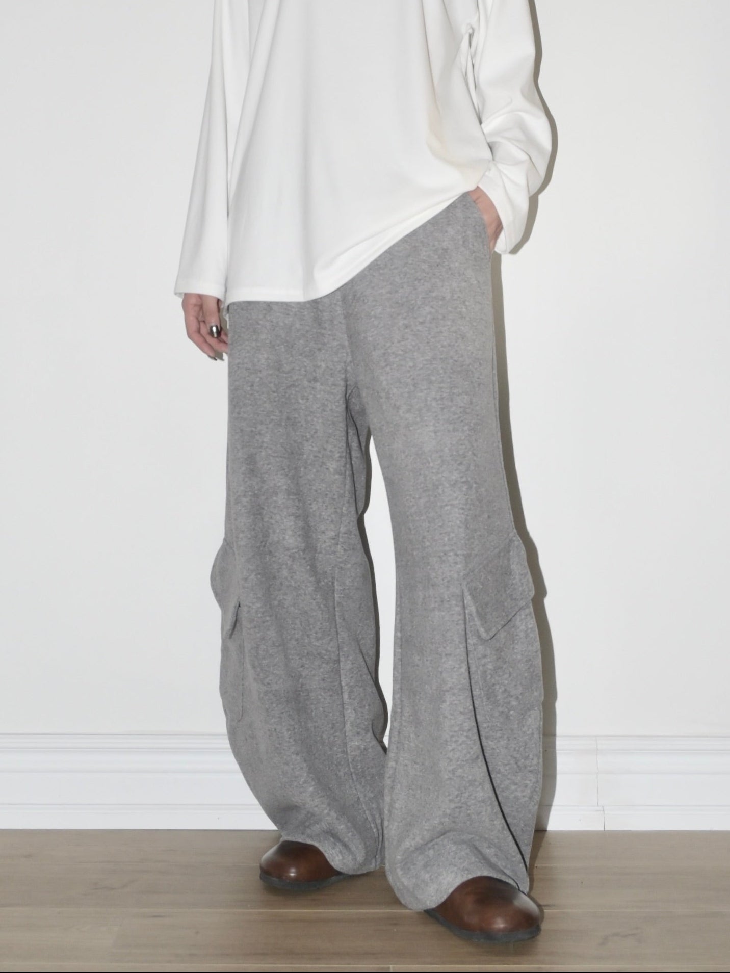 Pile Fleece Cargo Pant