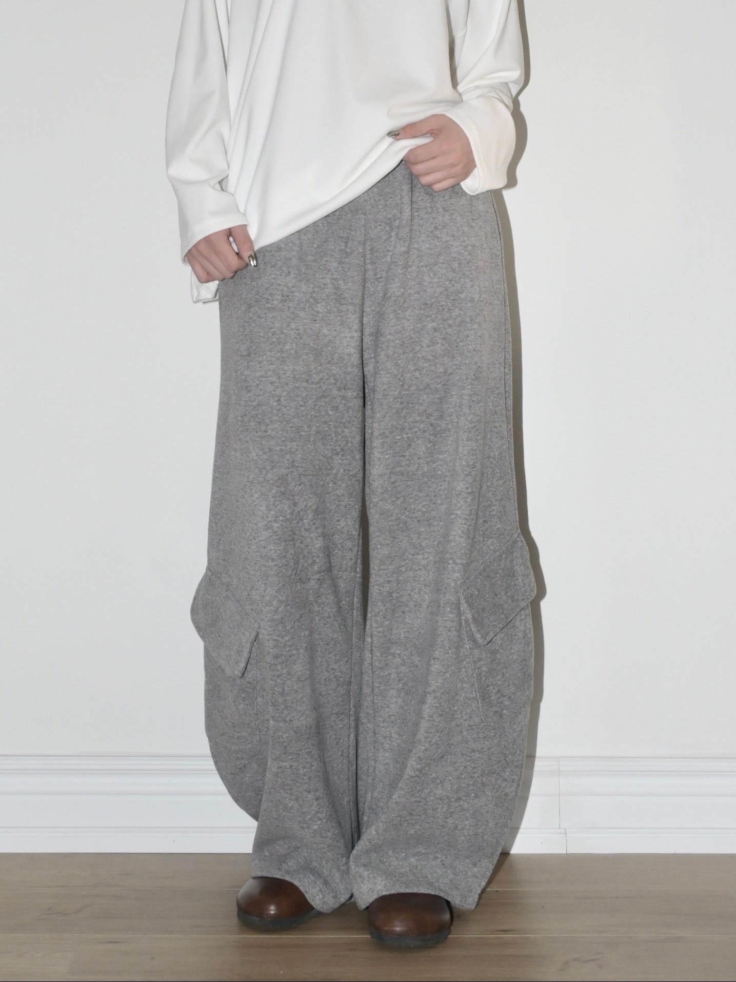 Pile Fleece Cargo Pant