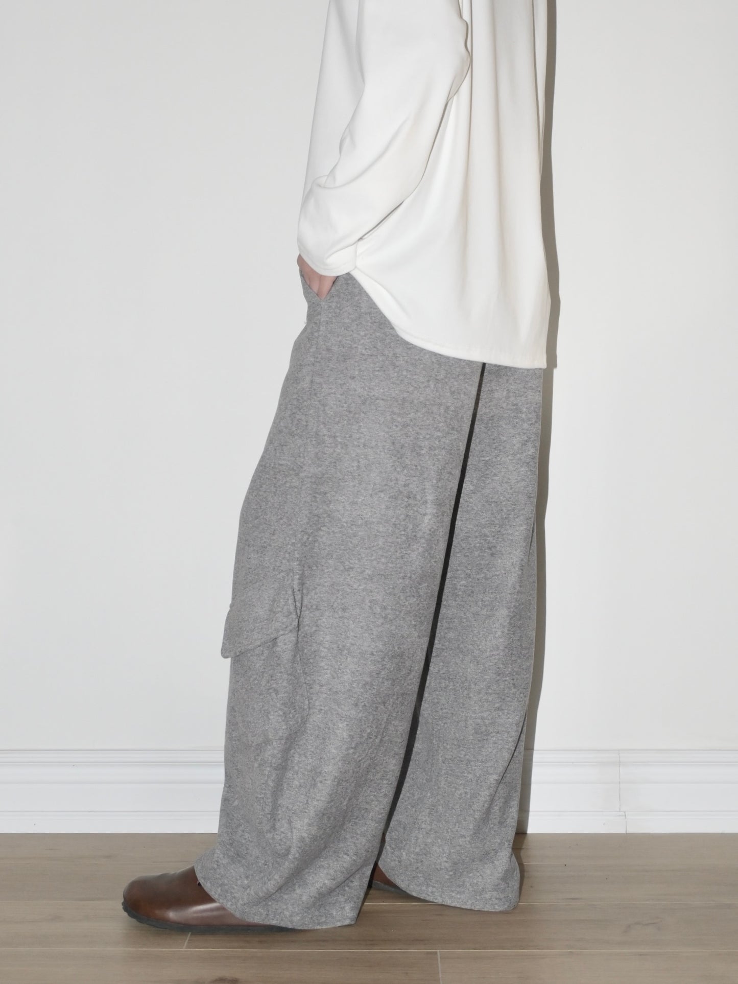 Pile Fleece Cargo Pant
