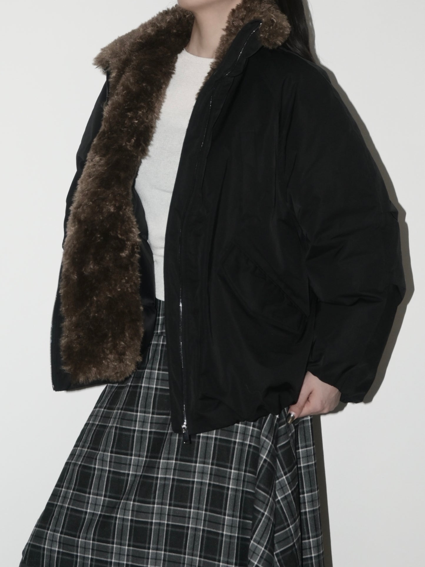 Faux-Fur-Trim Down Parka