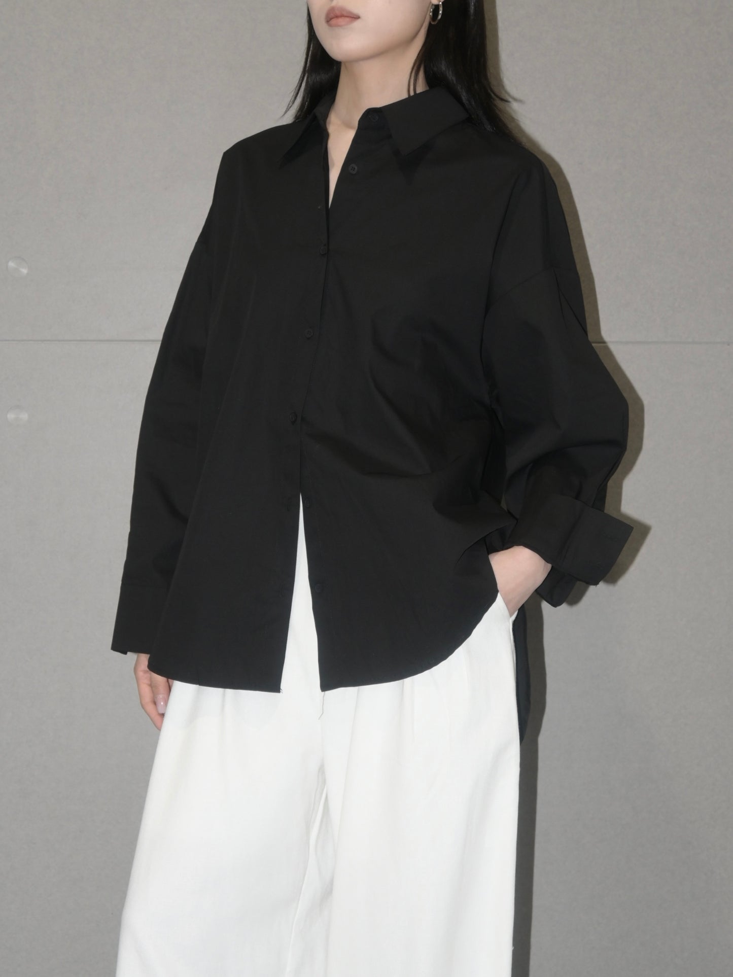 Twist-Back Relaxed Shirt