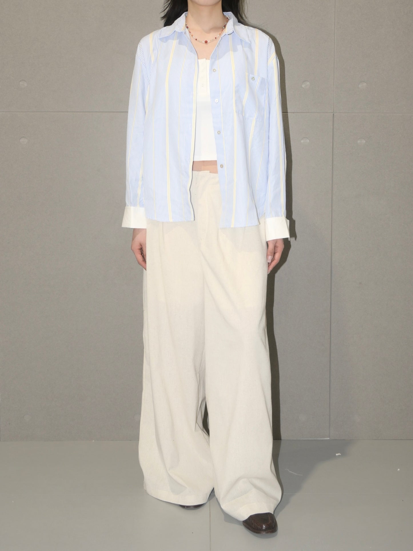 Linen Trousers with No Waistband
