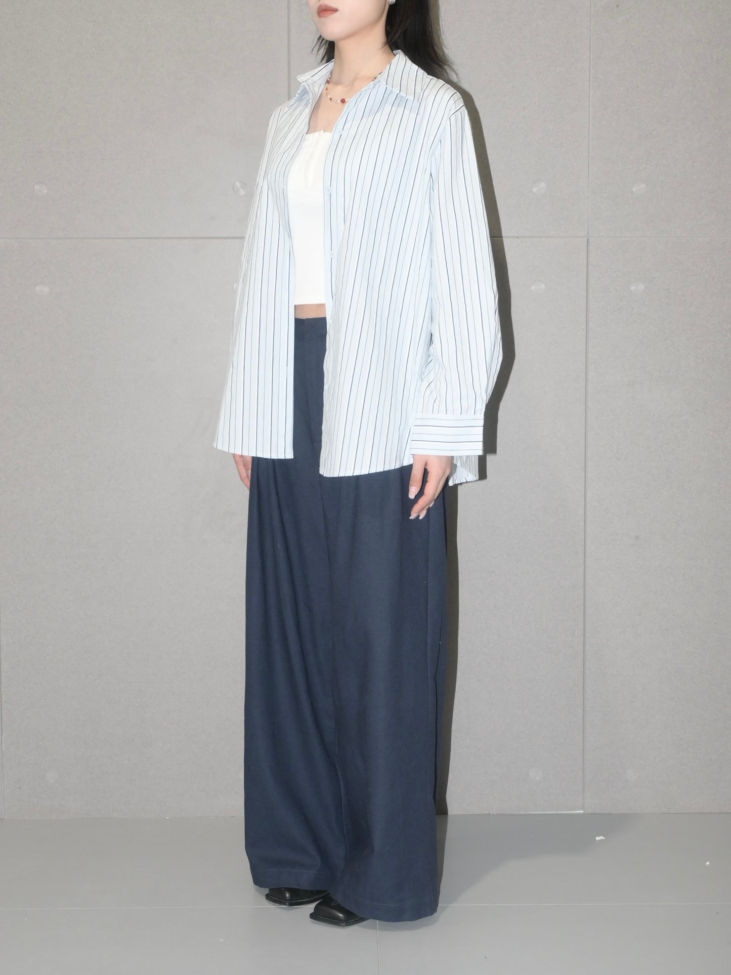 Relaxed Fit Striped Shirt