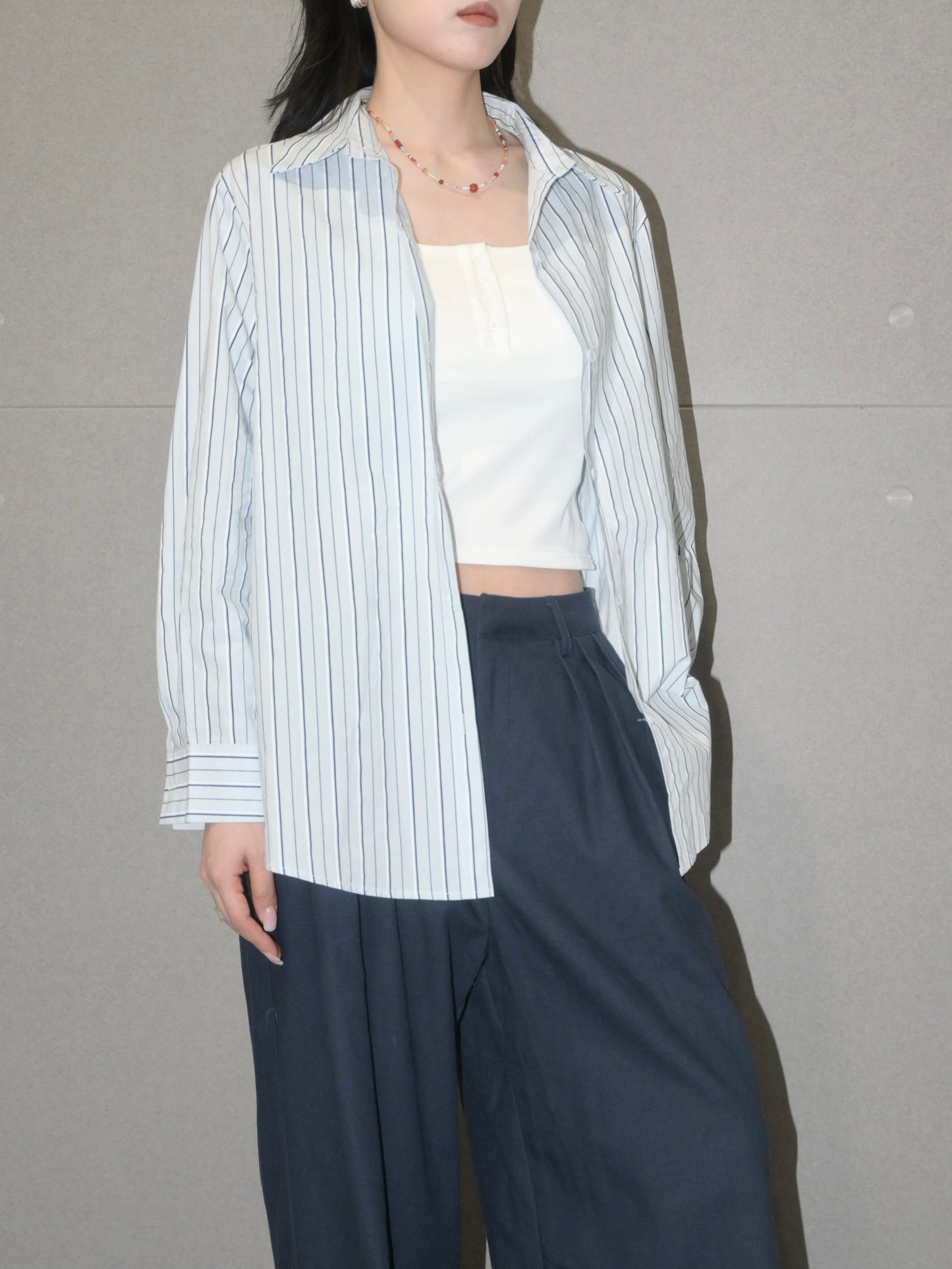 Relaxed Fit Striped Shirt