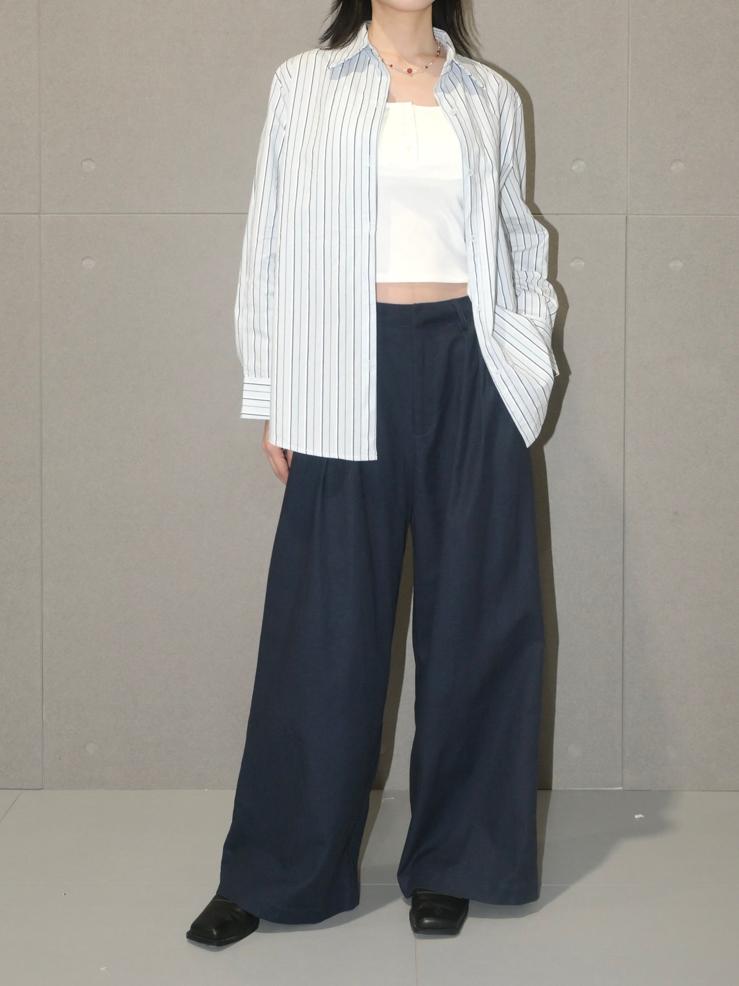 Pleated Linen Pants