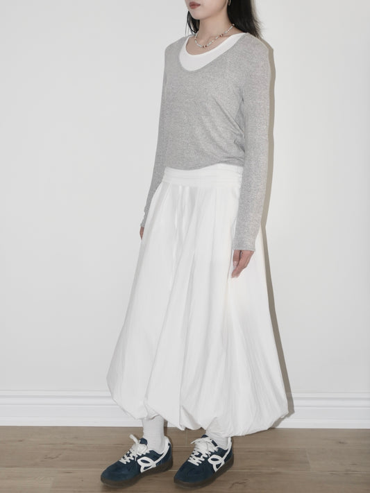 Cotton Poplin Skirt
