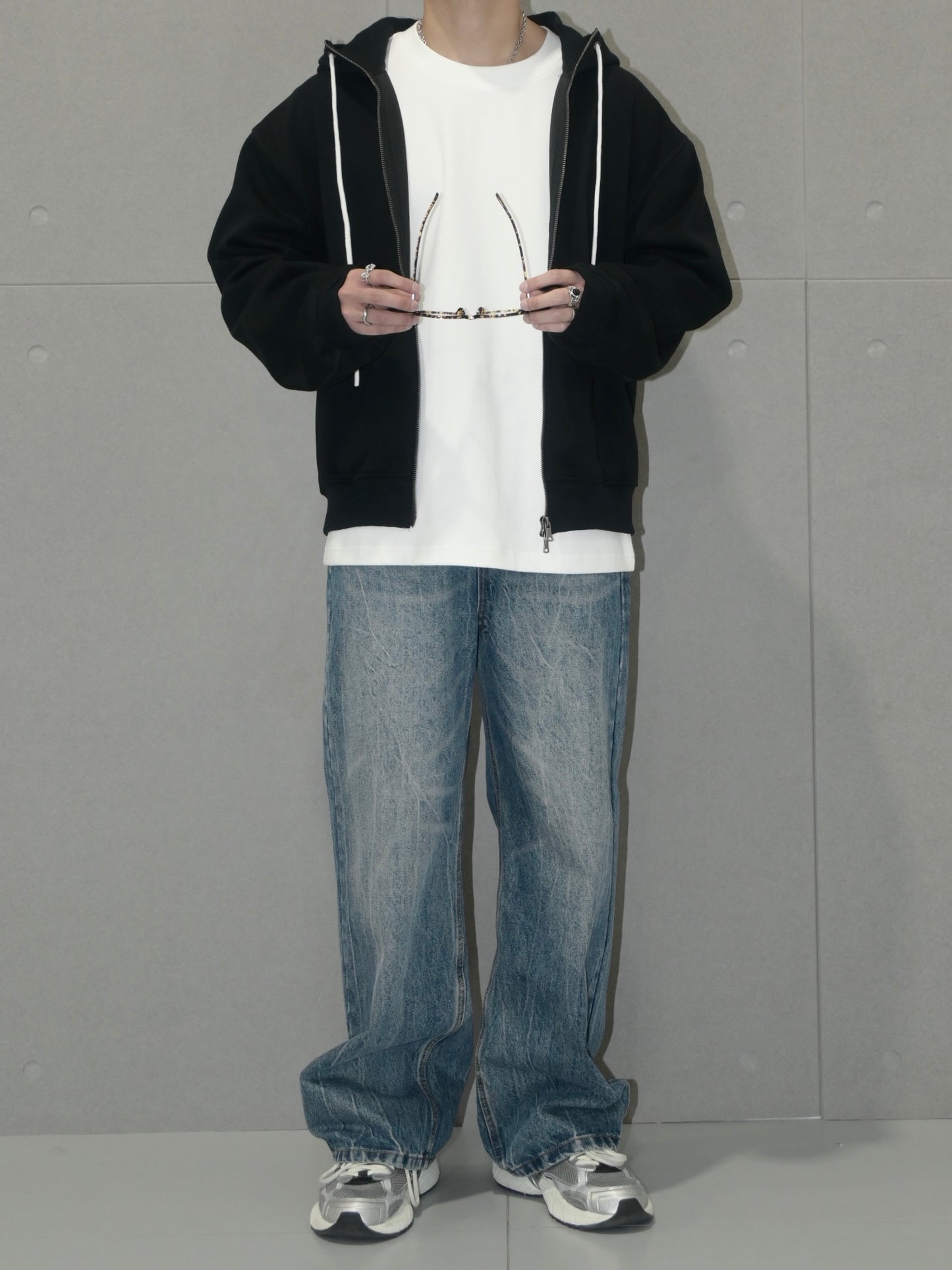 Stitch Zip Up Hoodie