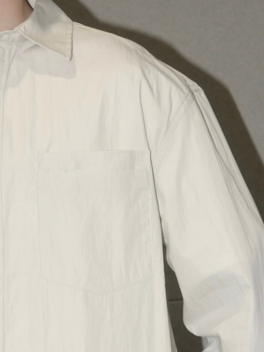 Crinkle Long Sleeve Shirt