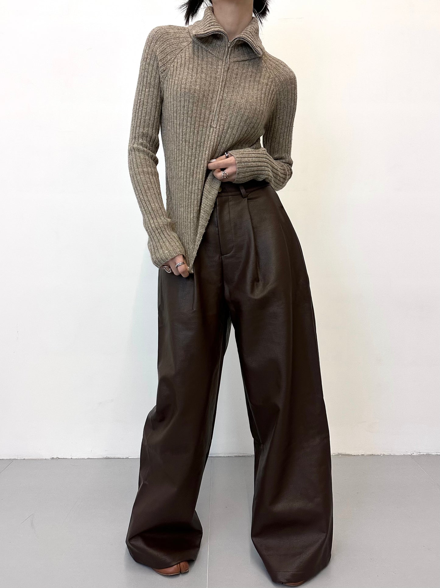 Lilith Crinkle Wide Leg Pants