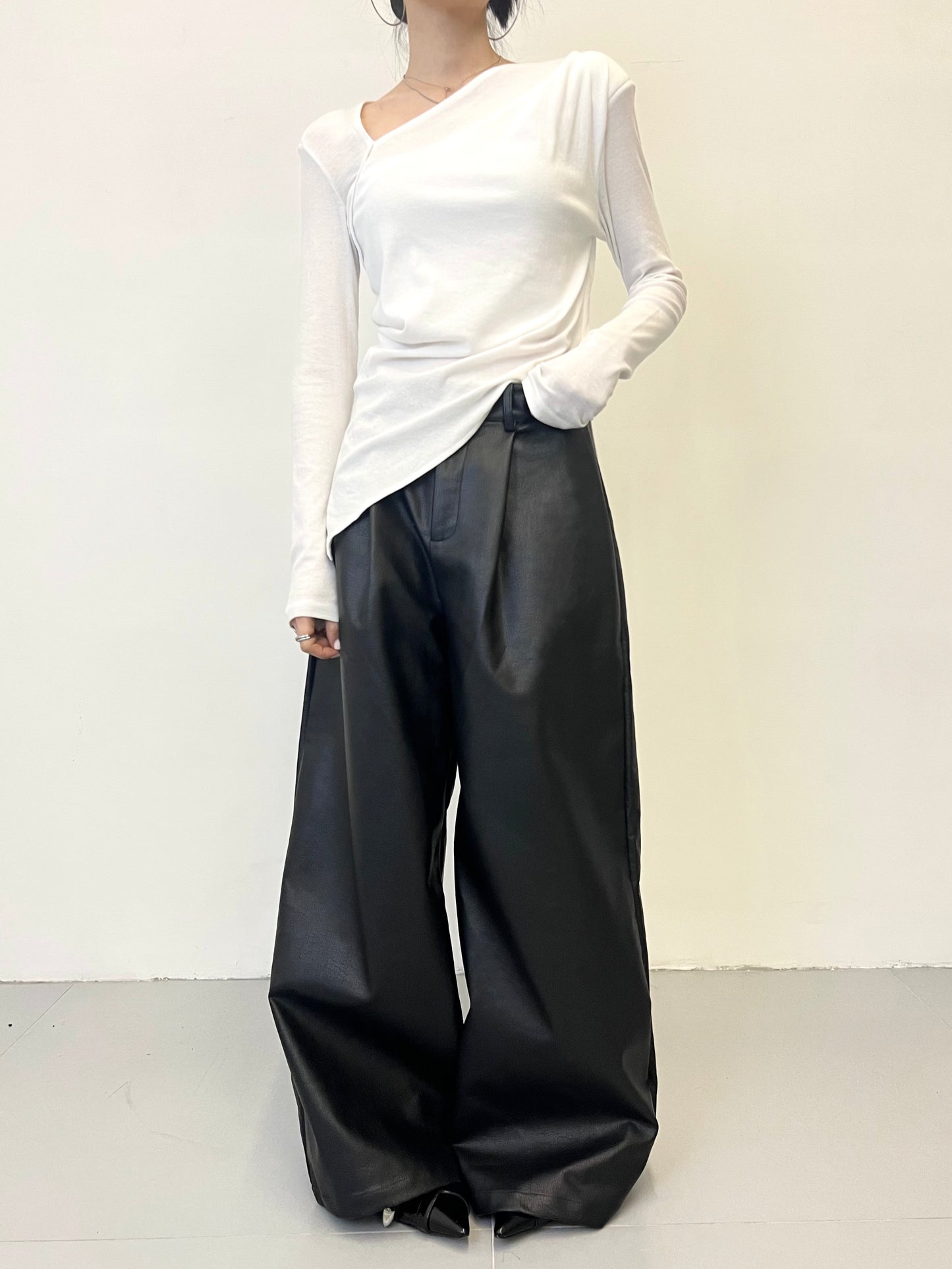 Lilith Crinkle Wide Leg Pants