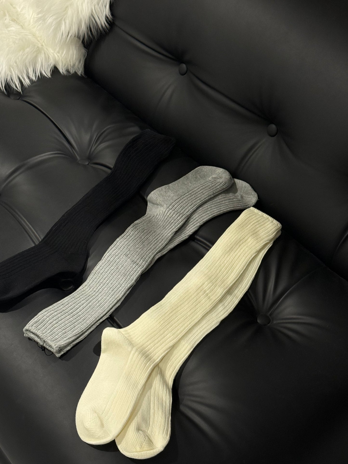 Ribbed Slouchy Socks