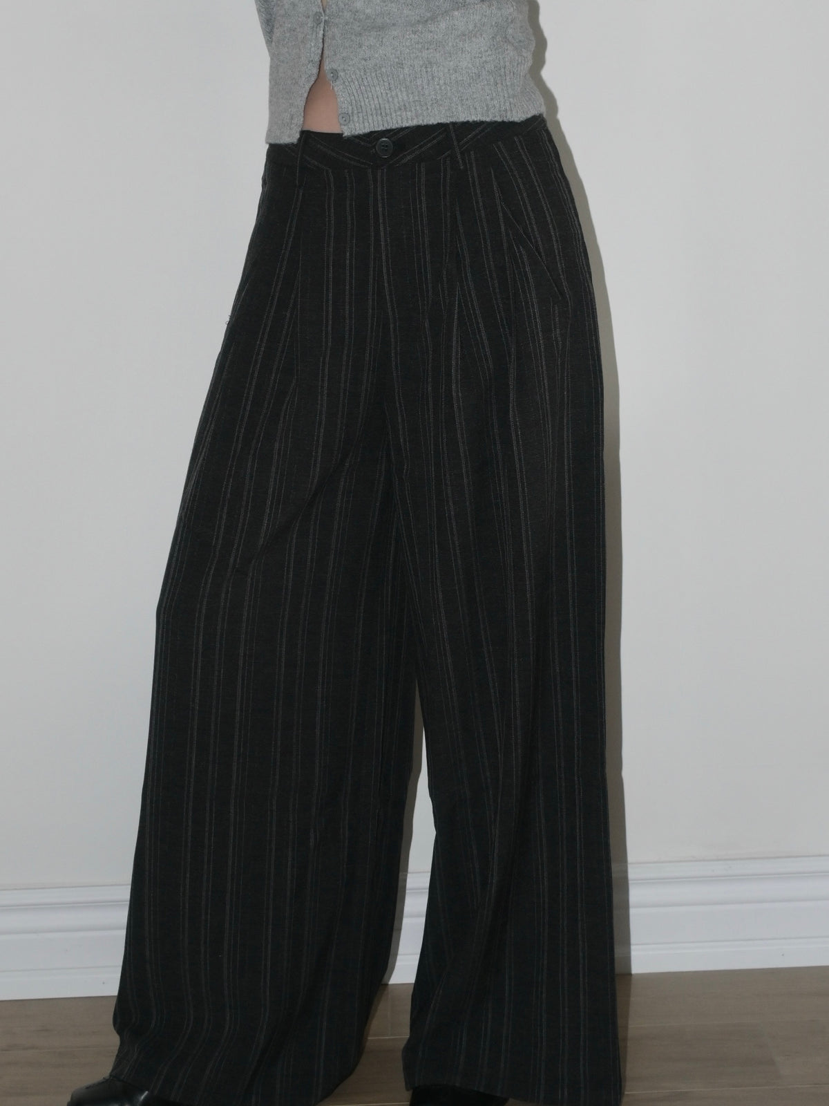 Stripe Wide Leg Trouser