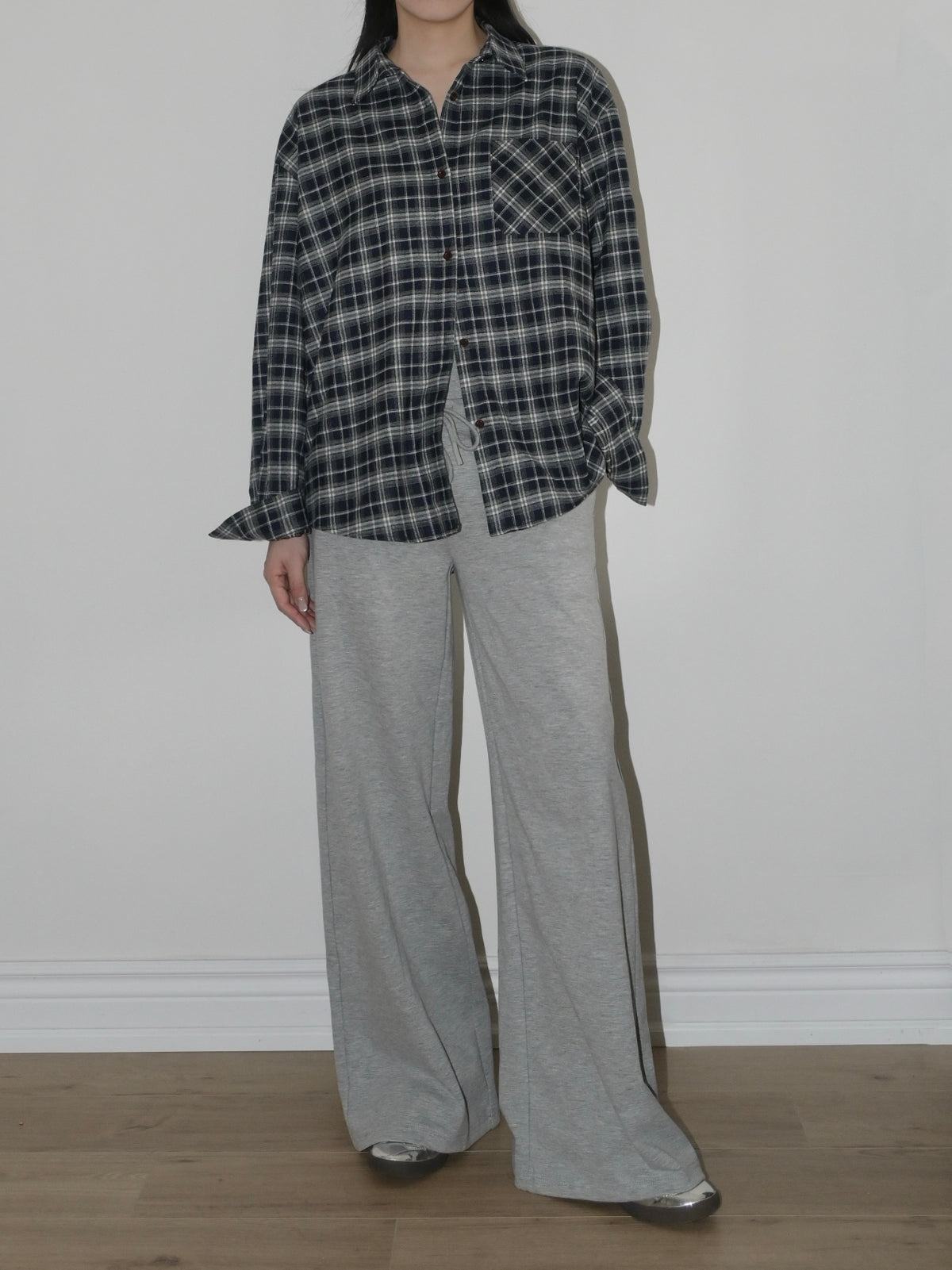Brushed Plaid Overshirt