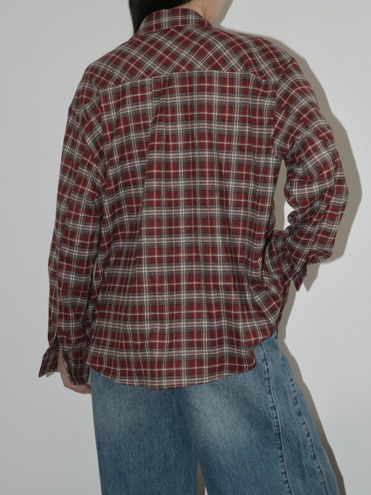 Brushed Plaid Overshirt