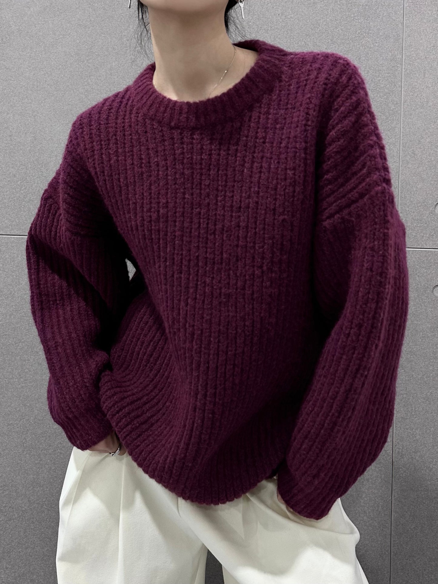 Unisex Cable Knit Sweater