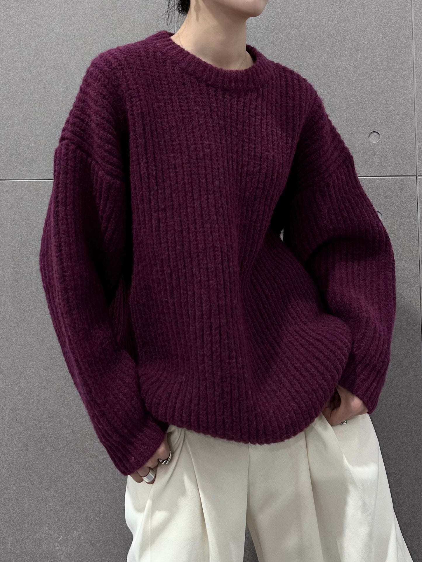 Unisex Cable Knit Sweater