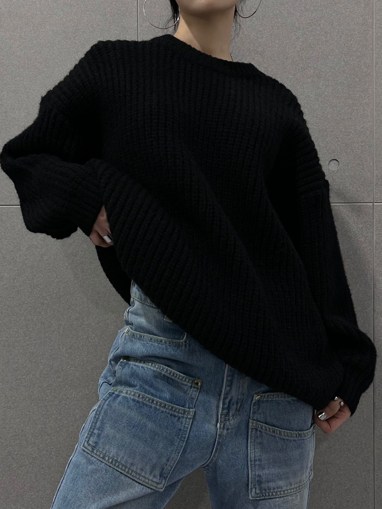 Unisex Cable Knit Sweater