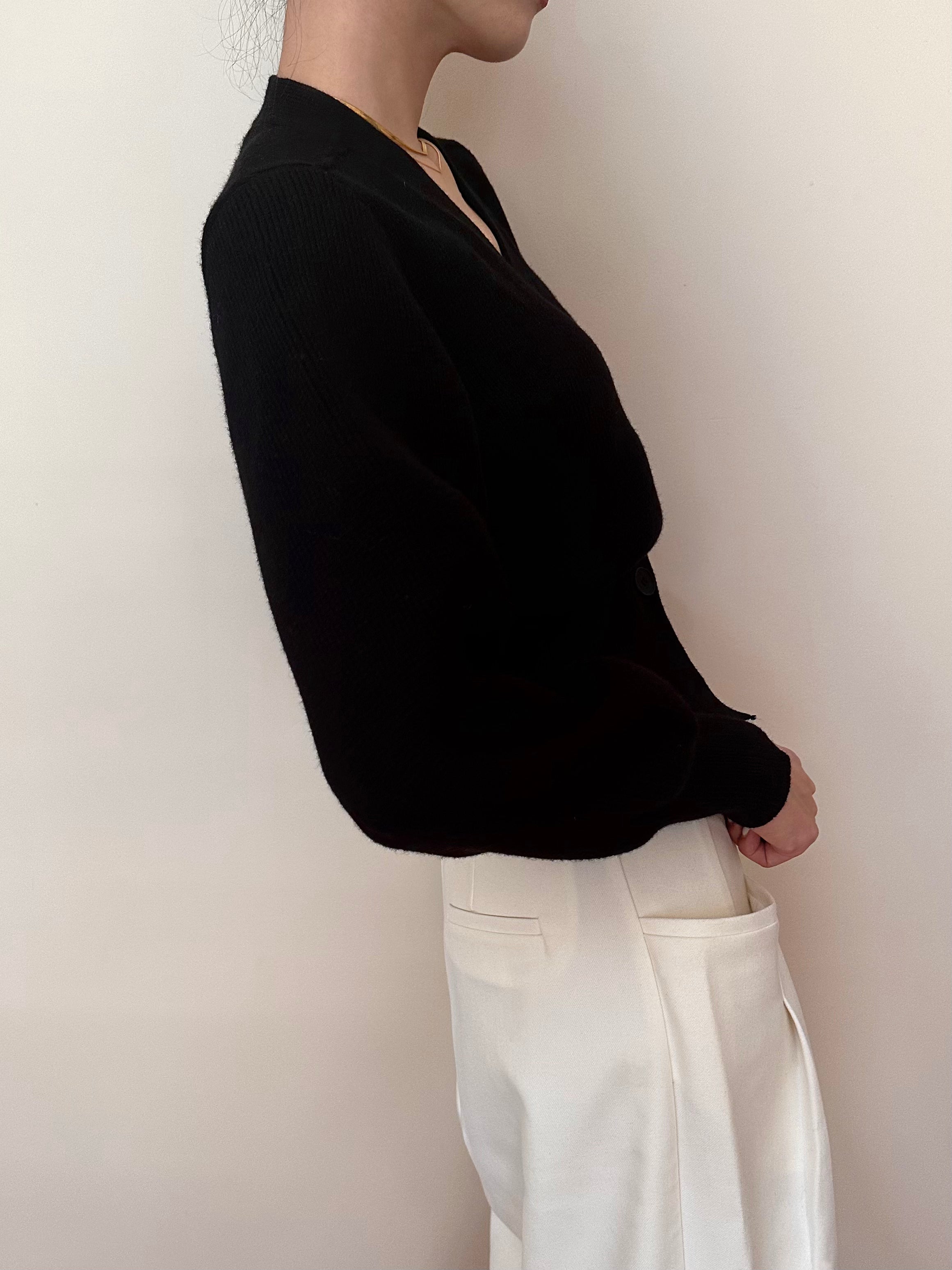 Rib Knit Cropped Cardigan