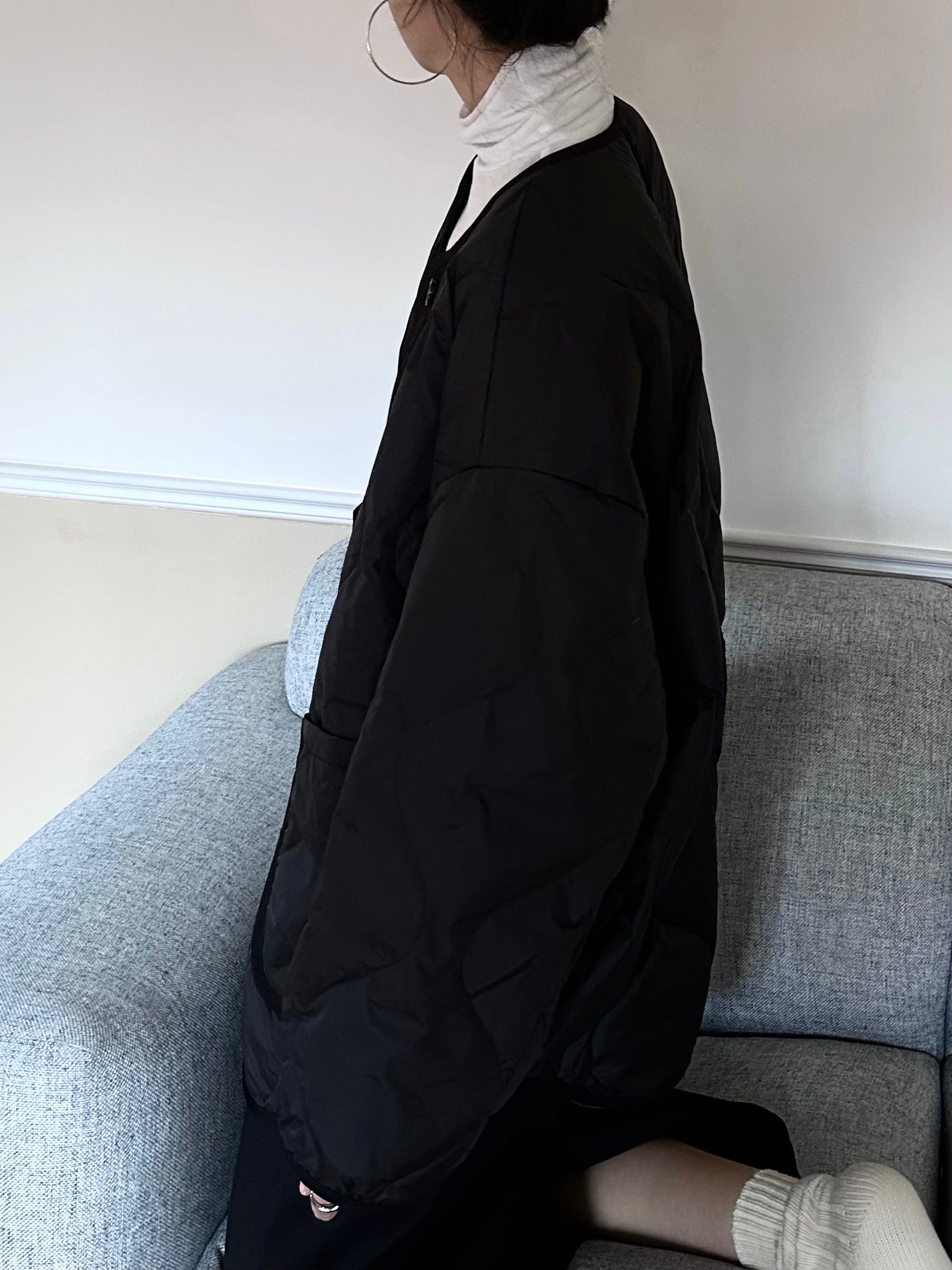 Oversized Quilted Jacket