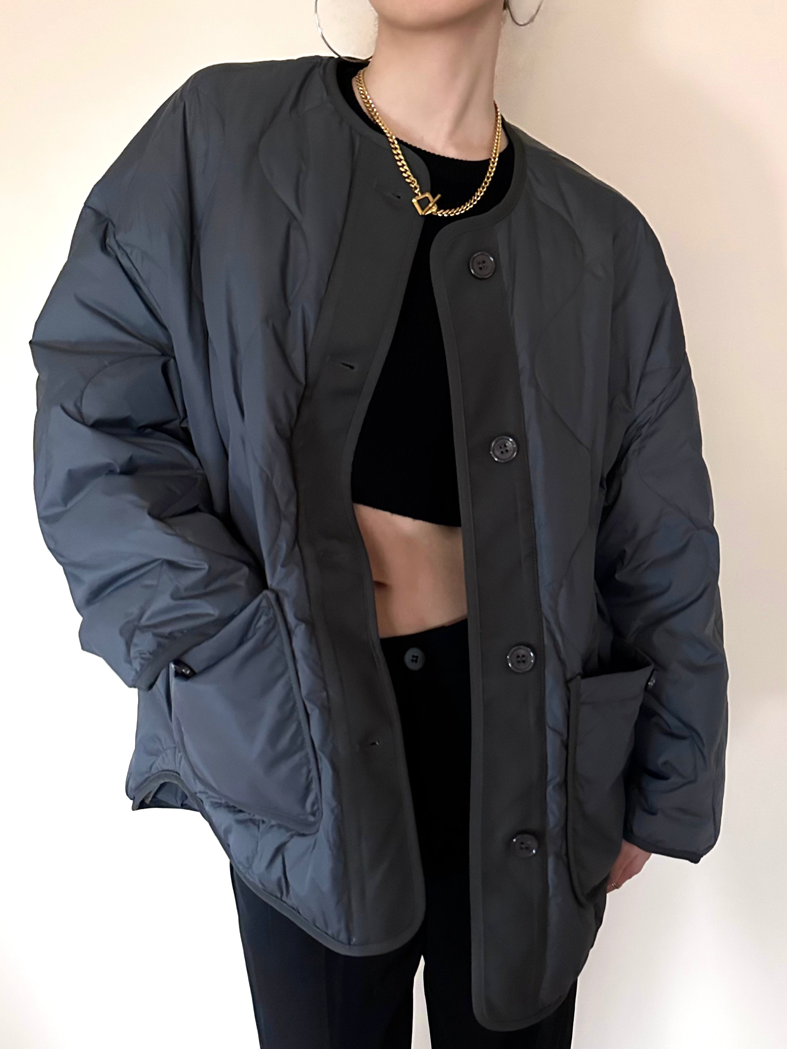 Oversized Quilted Jacket