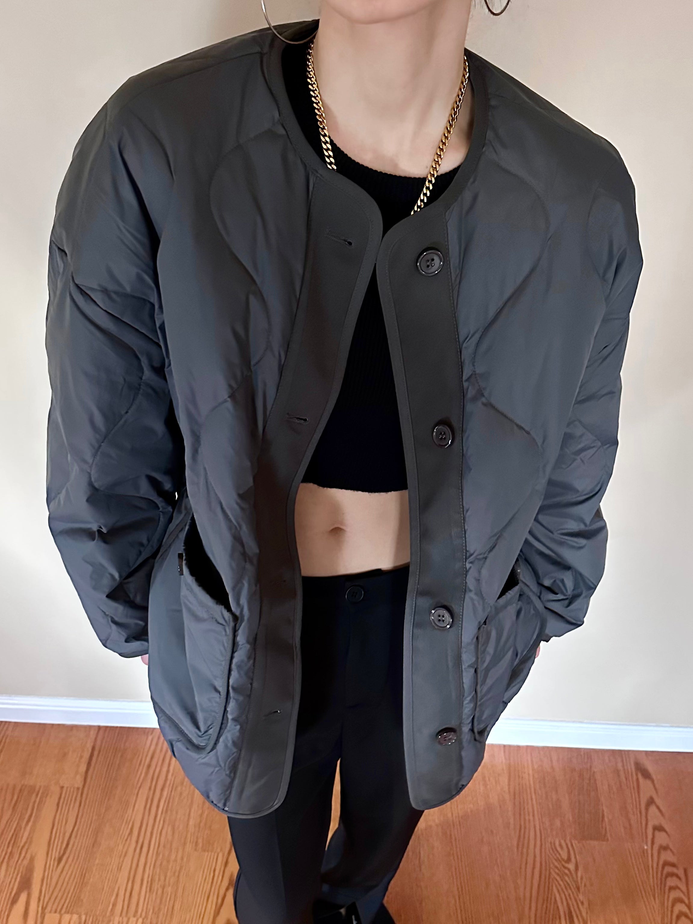 Oversized Quilted Jacket