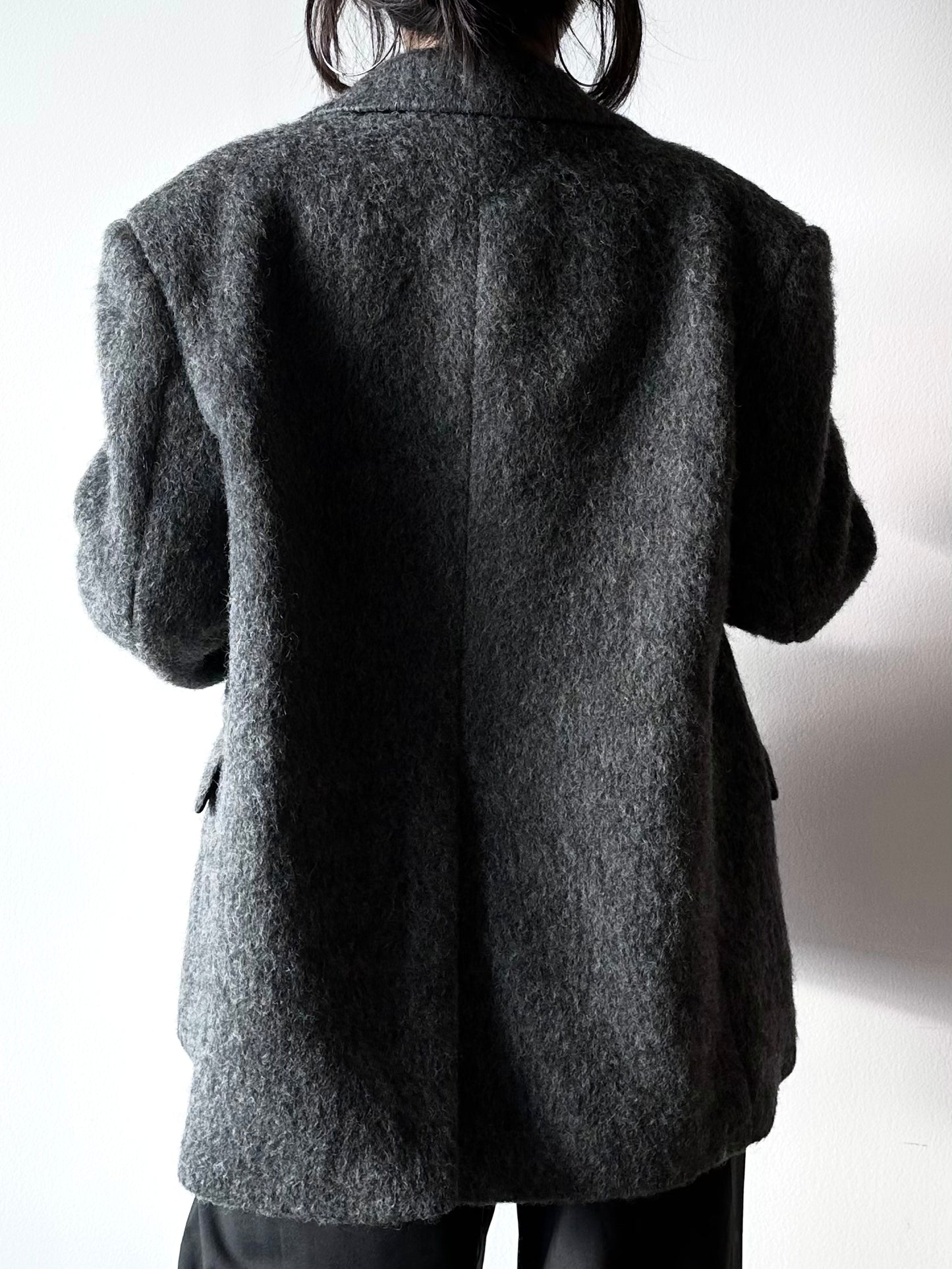 Modern Oversized Mohair Coat