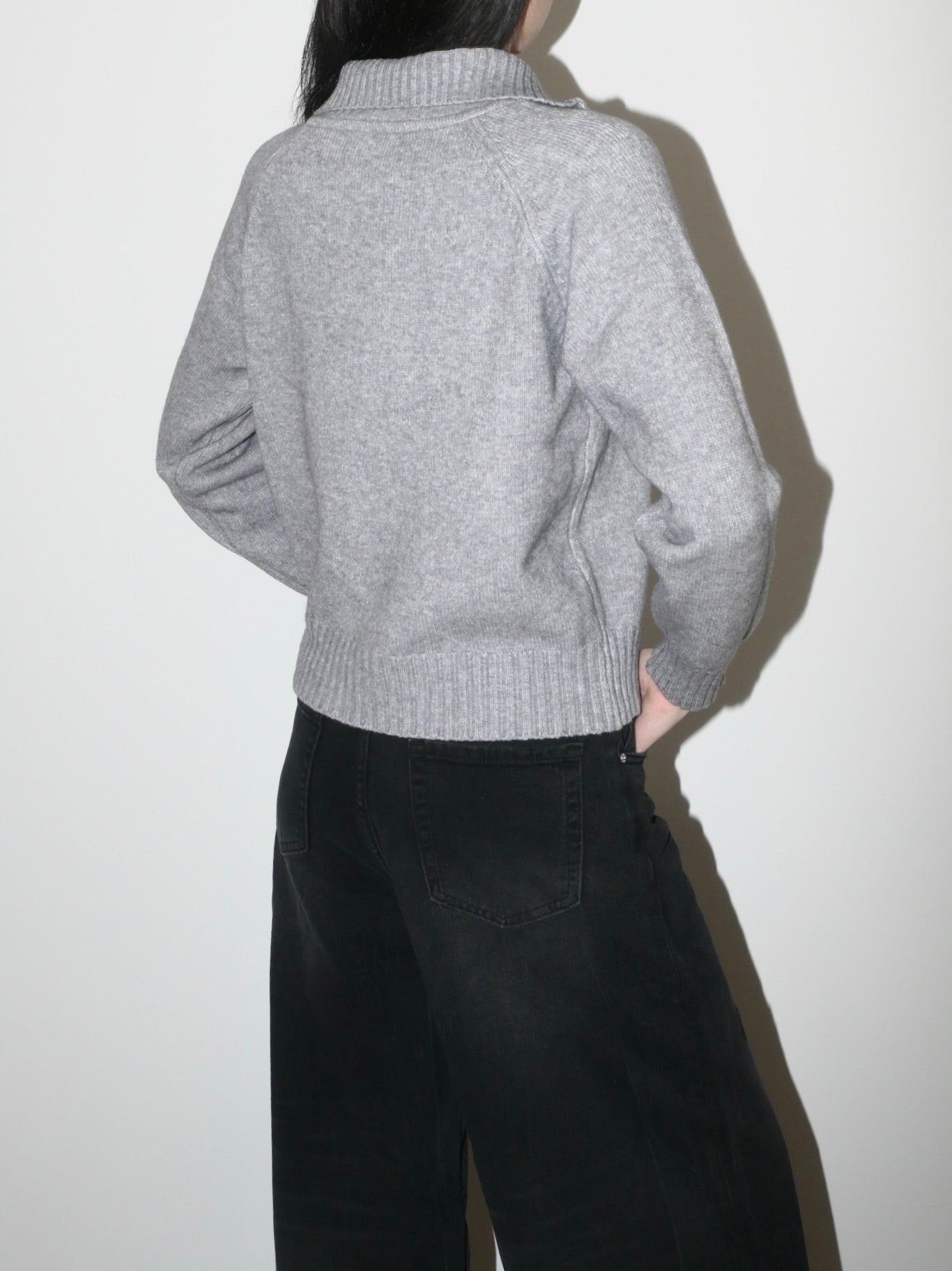 Half Zip Wool Sweater