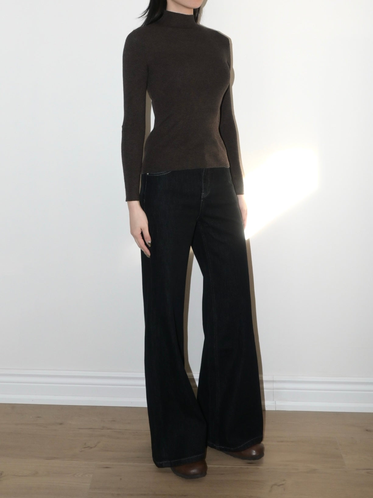 Mockneck Wool Sweater