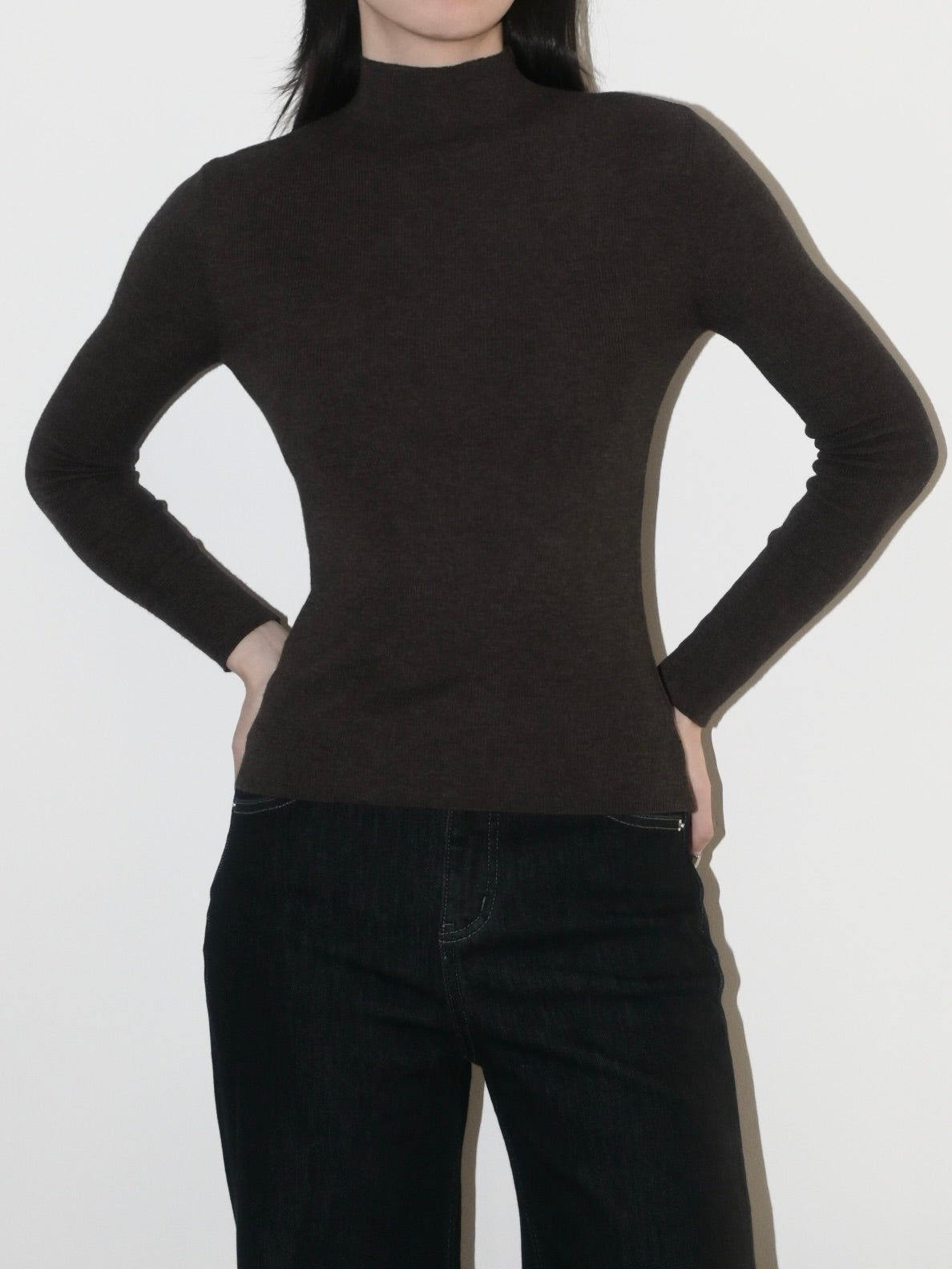 Mockneck Wool Sweater