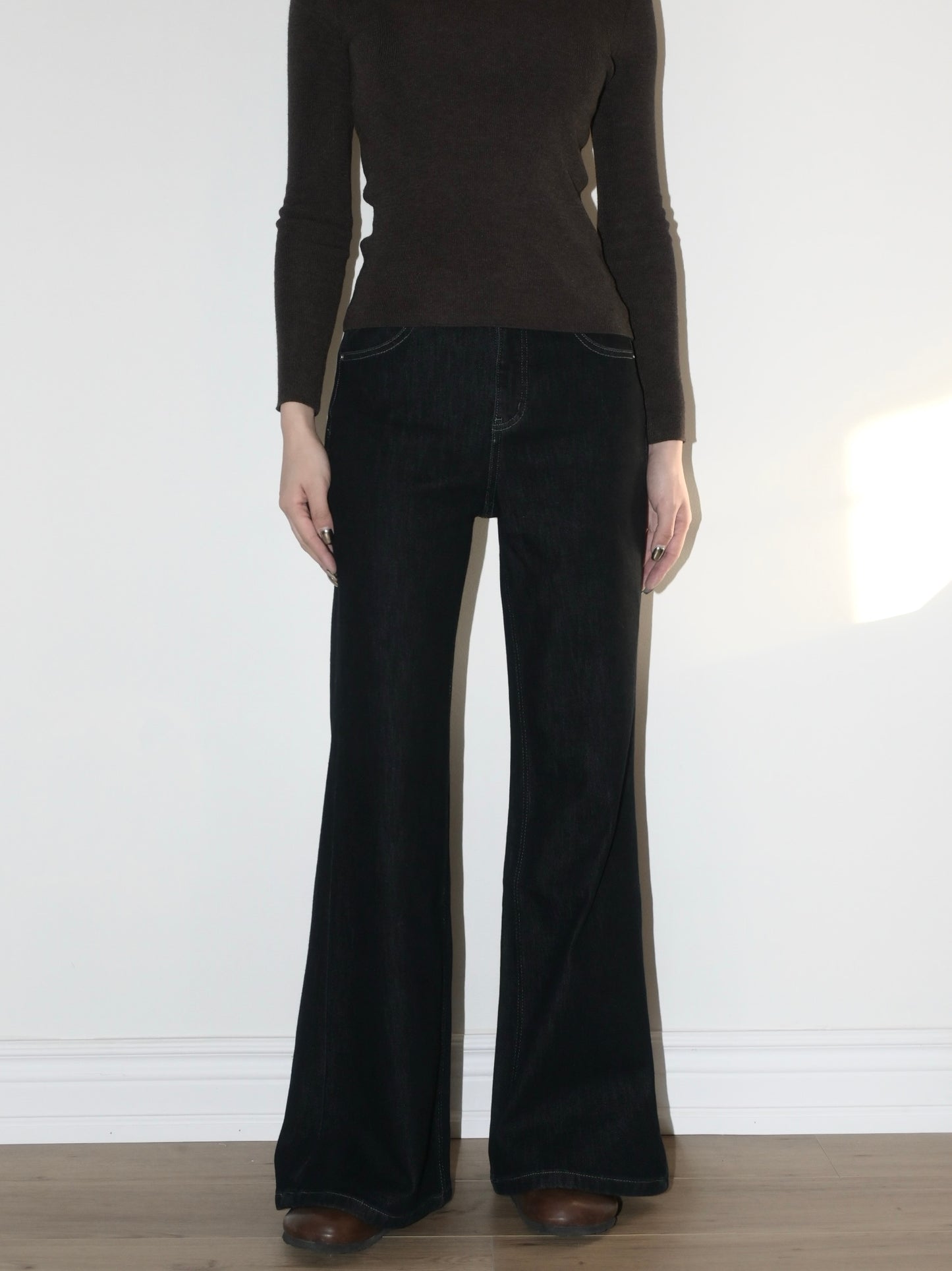 Hi-Rise Flared Jean