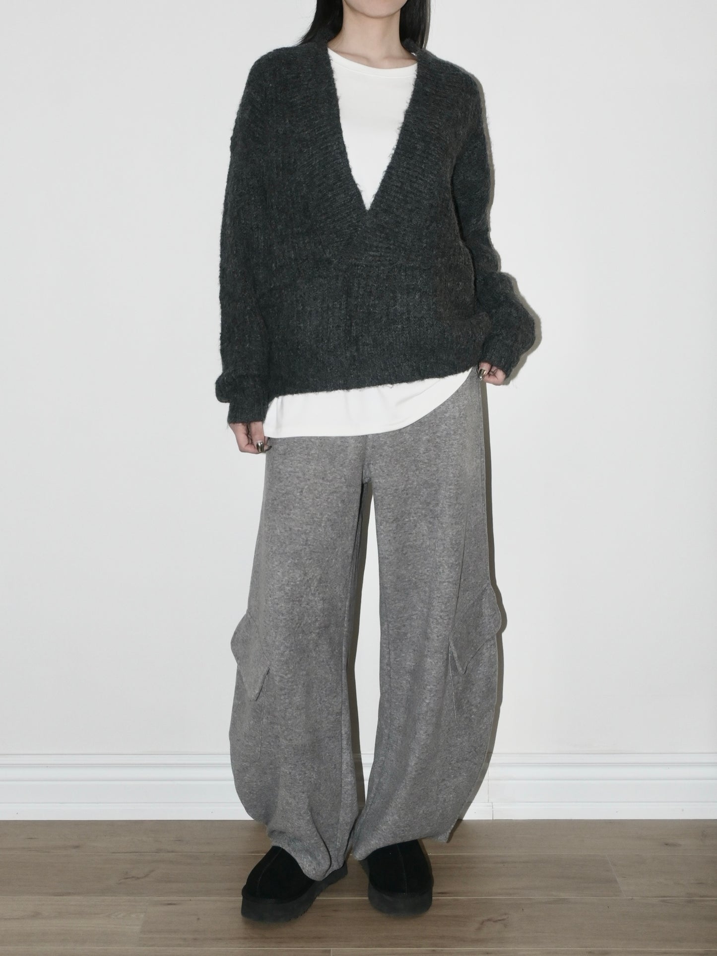 Pile Fleece Cargo Pant