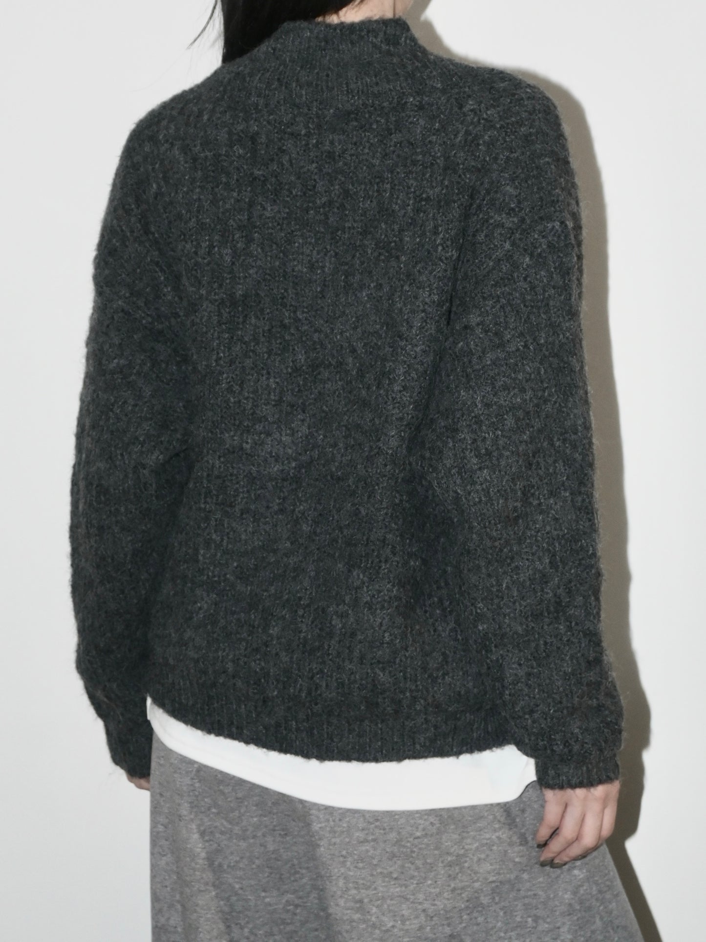V-Neck Alpaca Sweater