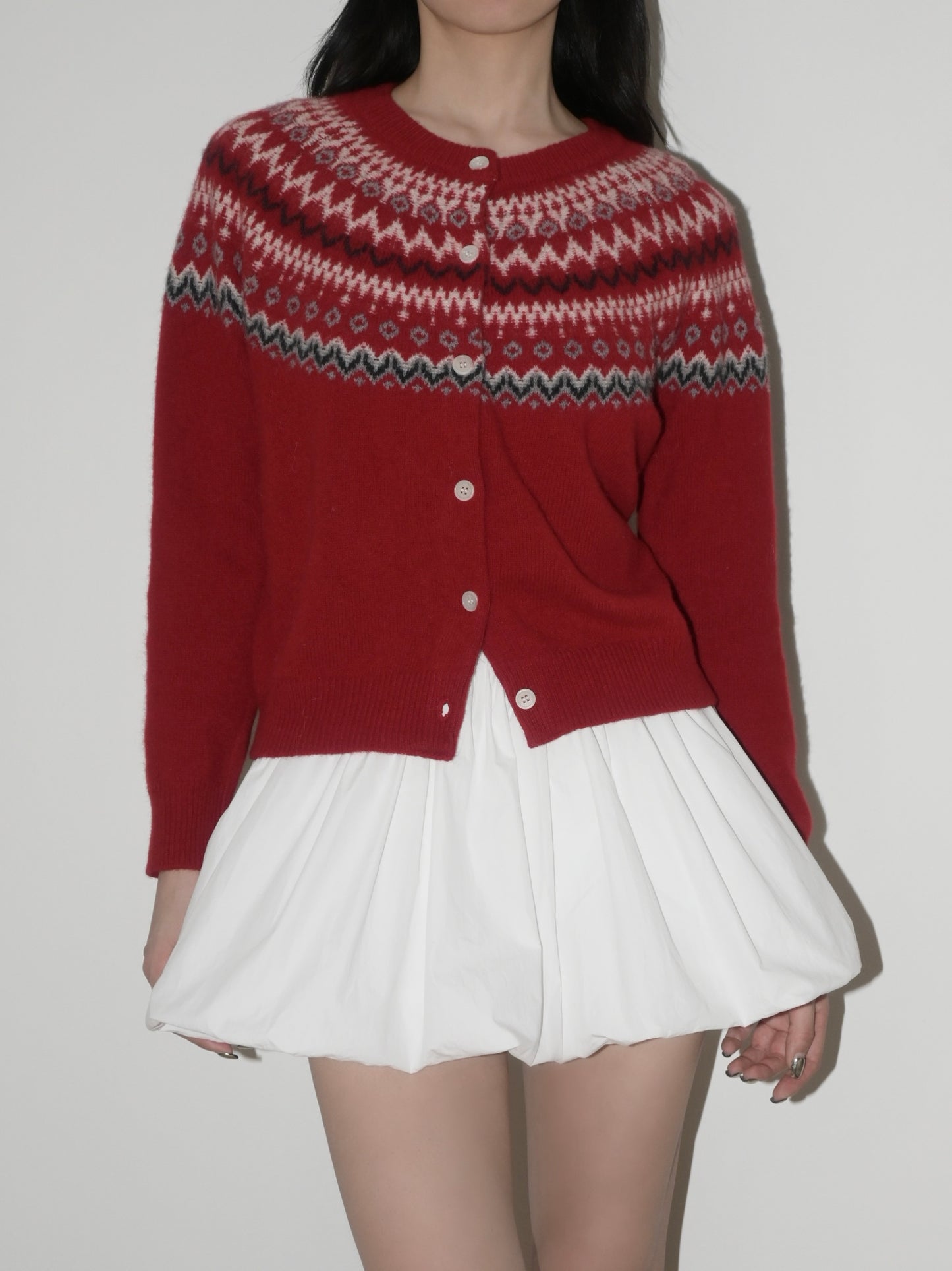 Fair Isle Merino Cardigan