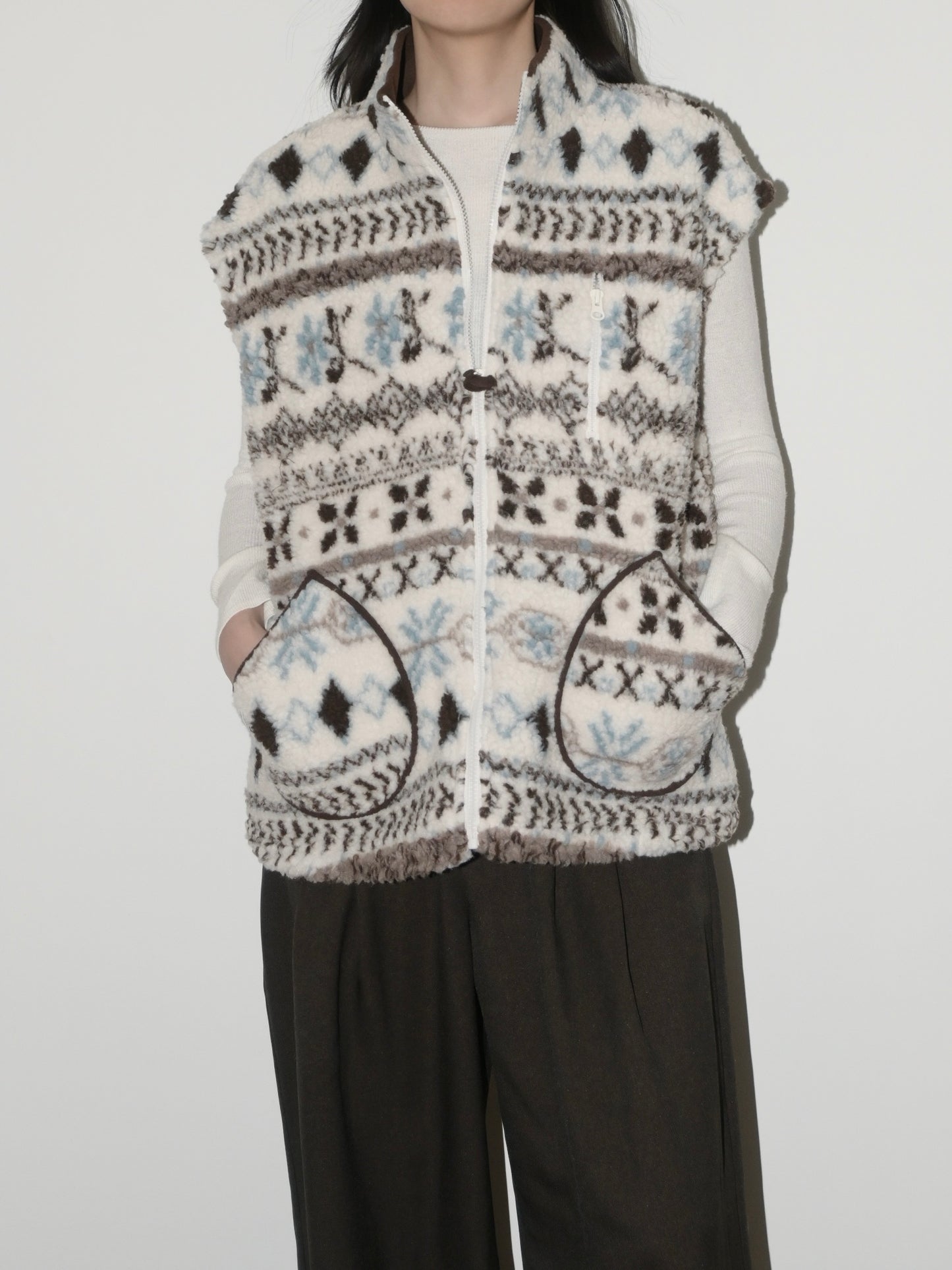 Detachable Sleeve Fleece Jacket