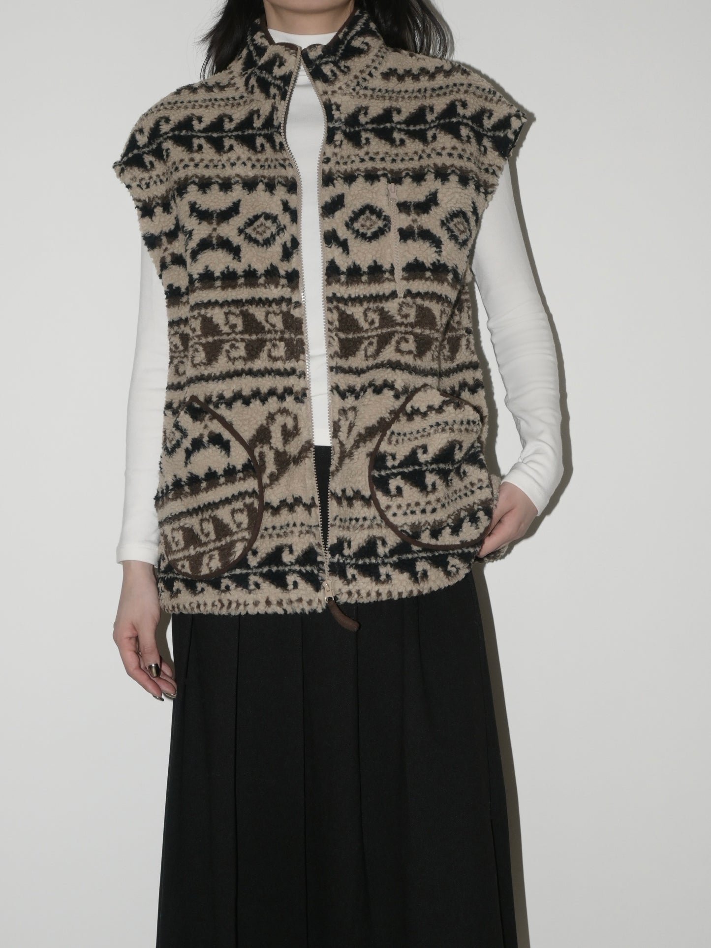 Detachable Sleeve Fleece Jacket