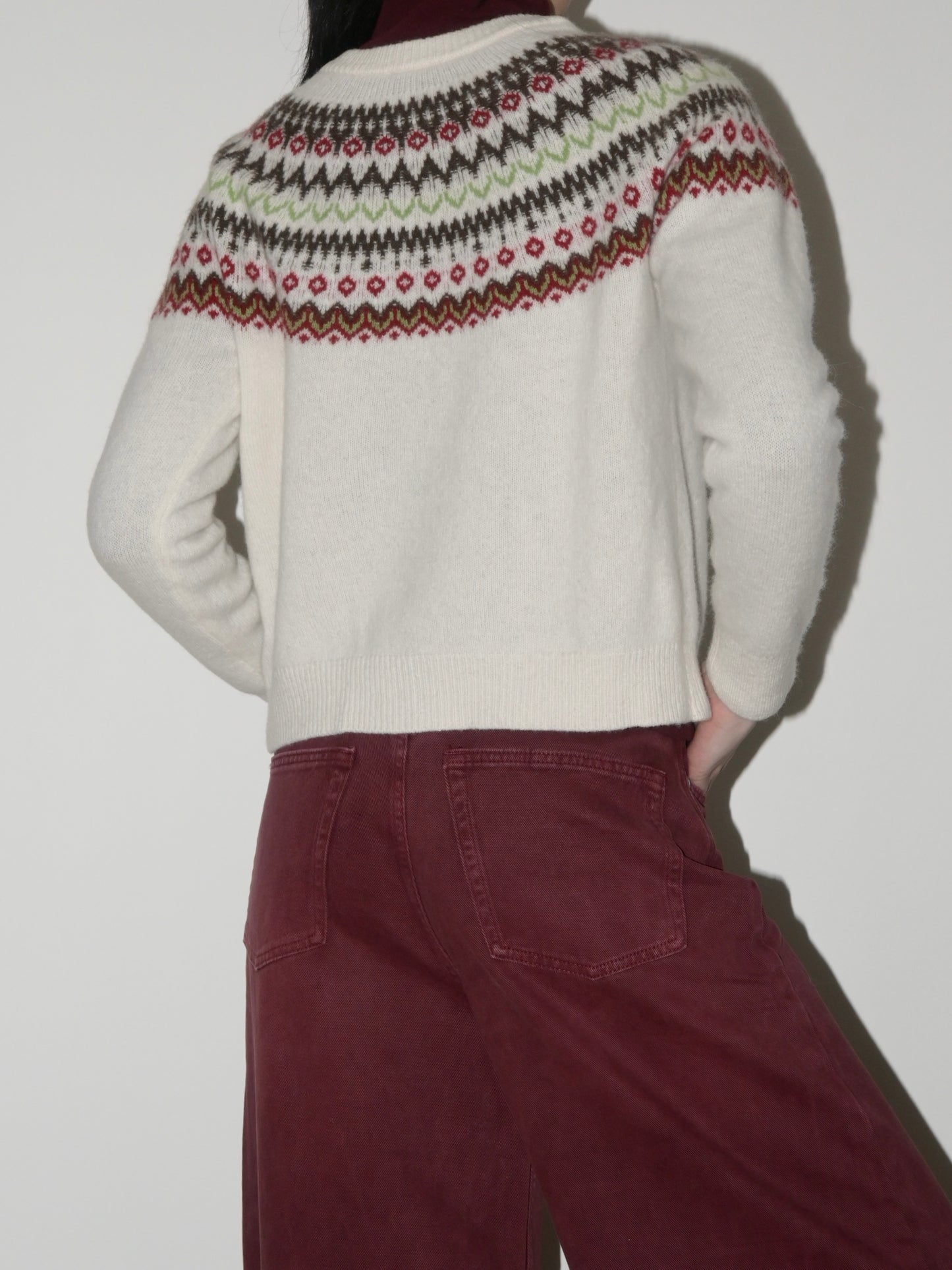 Fair Isle Merino Cardigan