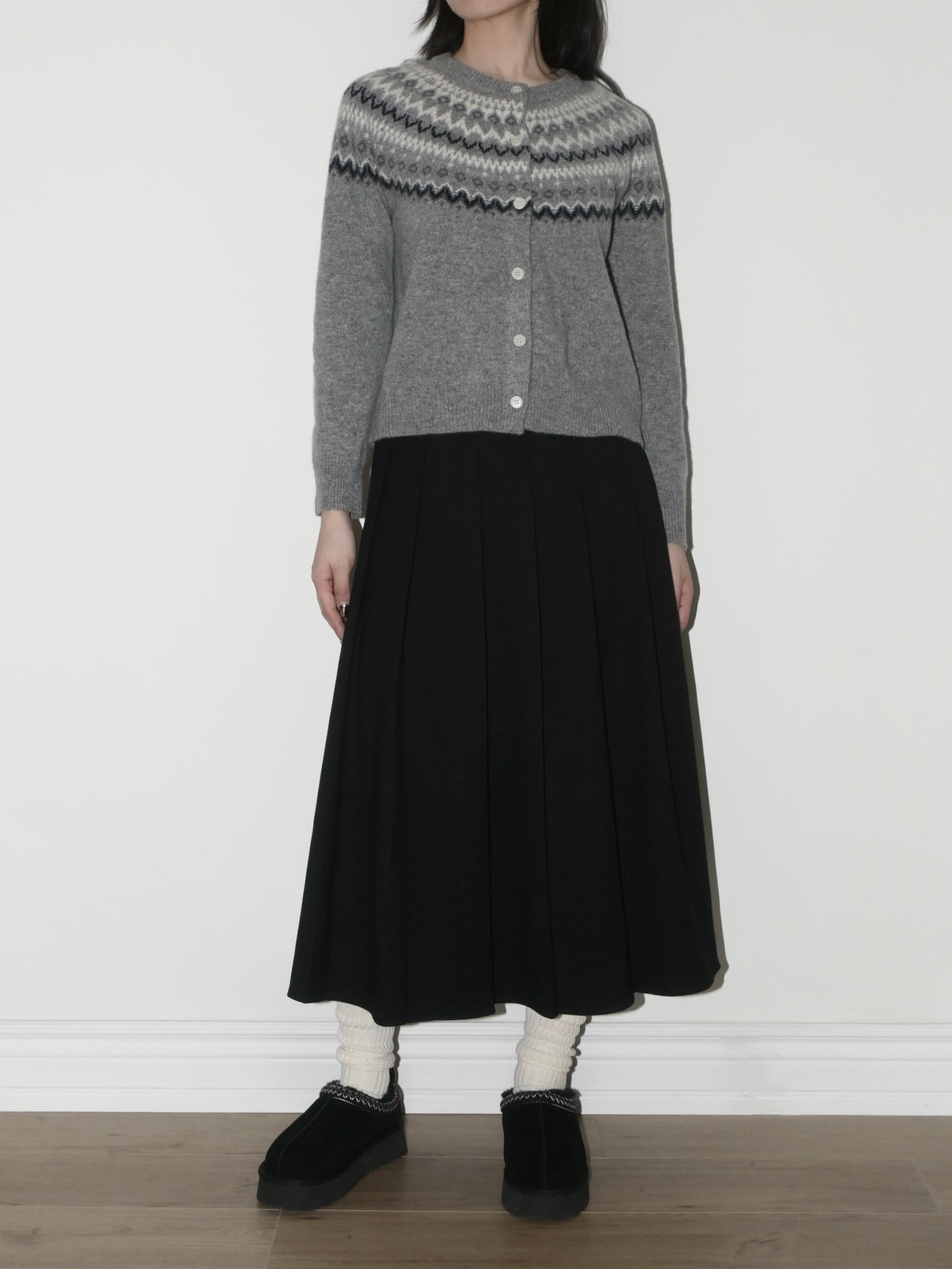 Fair Isle Merino Cardigan