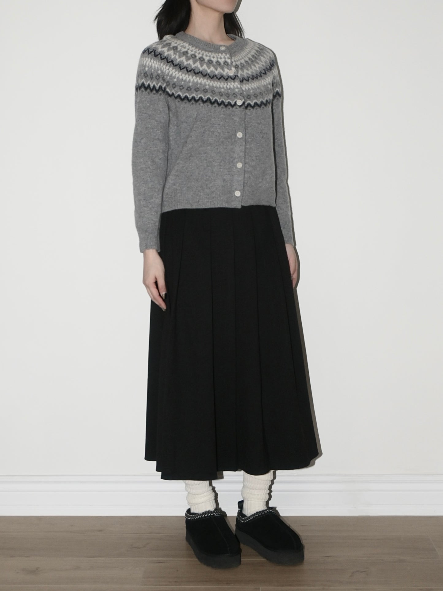 Fair Isle Merino Cardigan