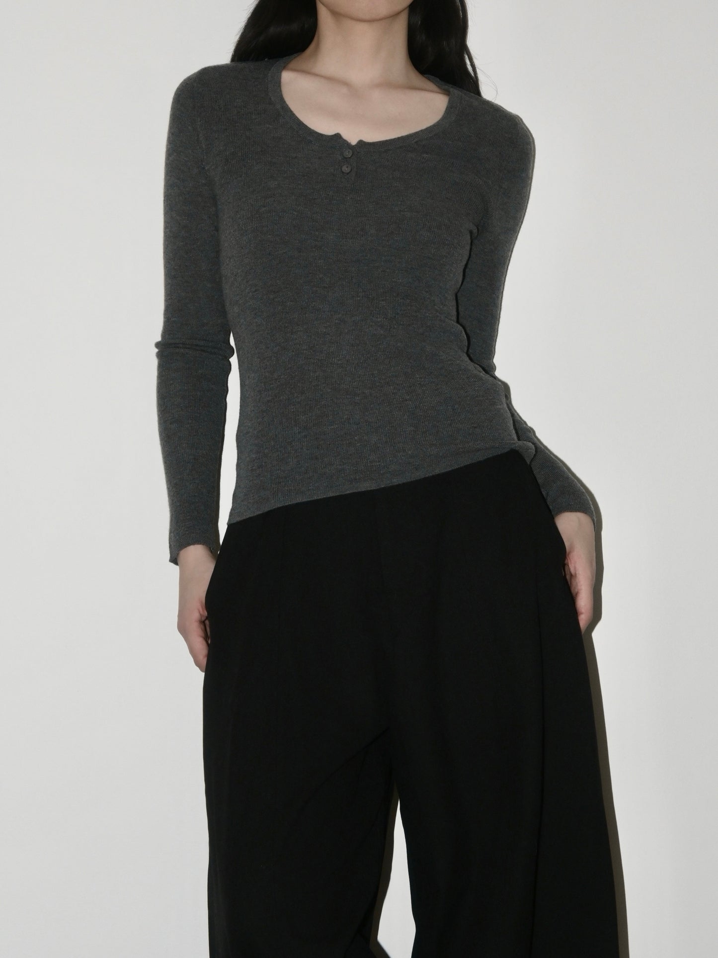 Merino Henley Sweater