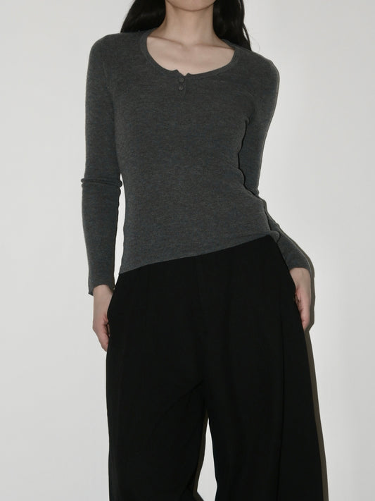Merino Henley Sweater