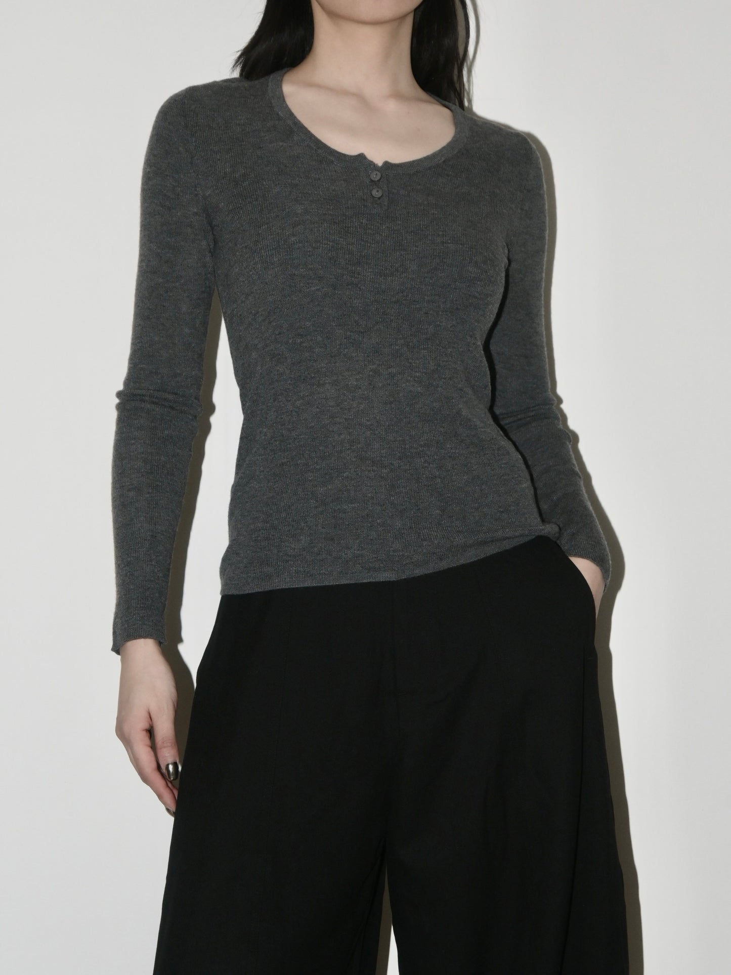 Merino Henley Sweater