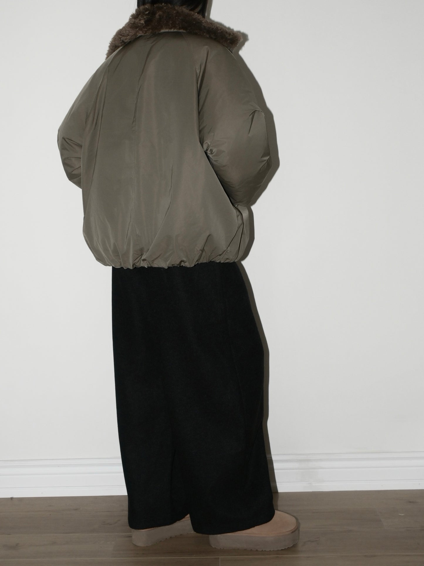 Faux-Fur-Trim Down Parka